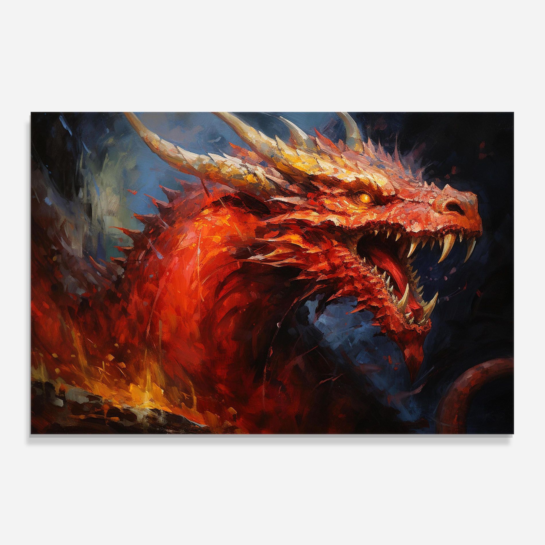 Red Dragon Painting mockup 0