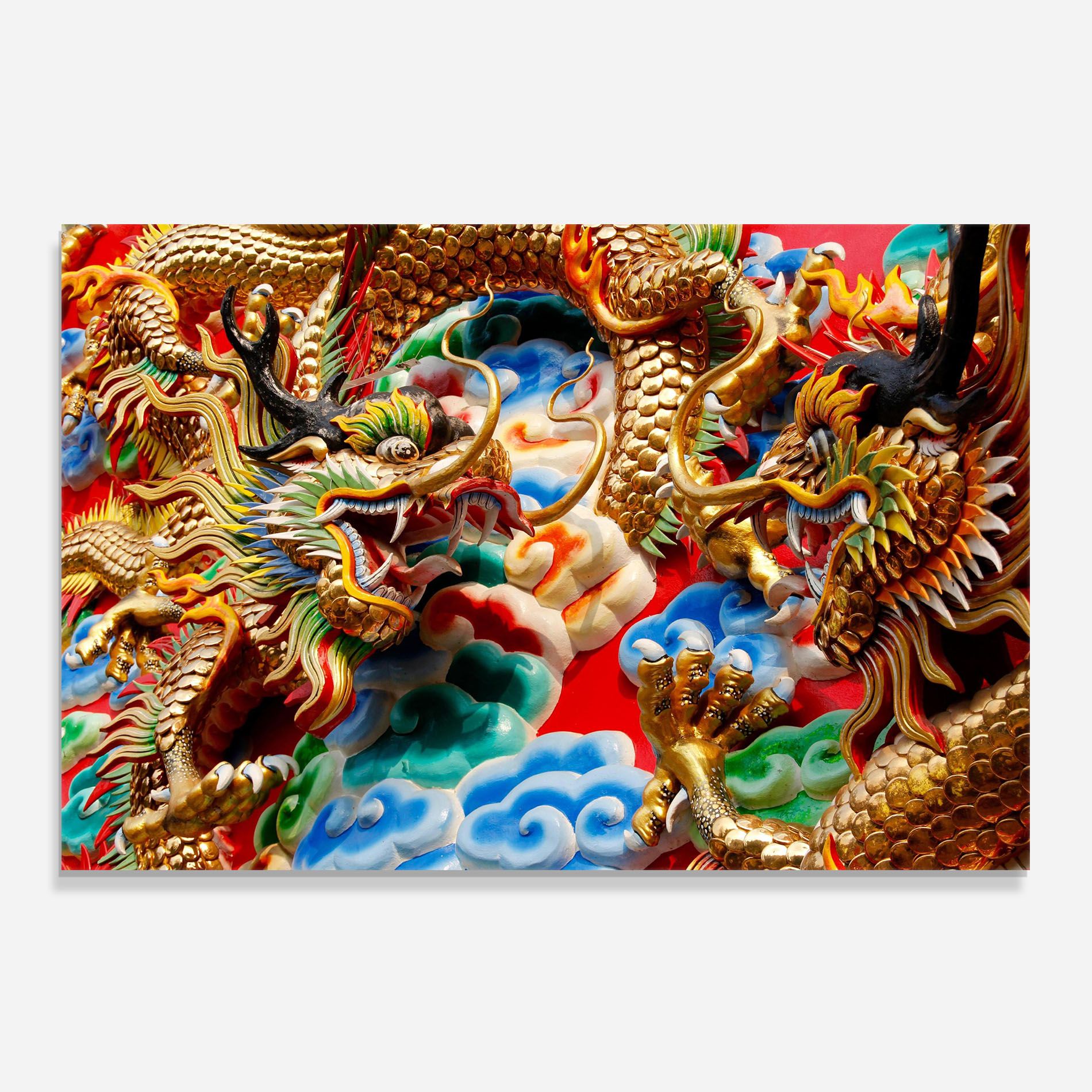 Red Golden Dragon mockup 0