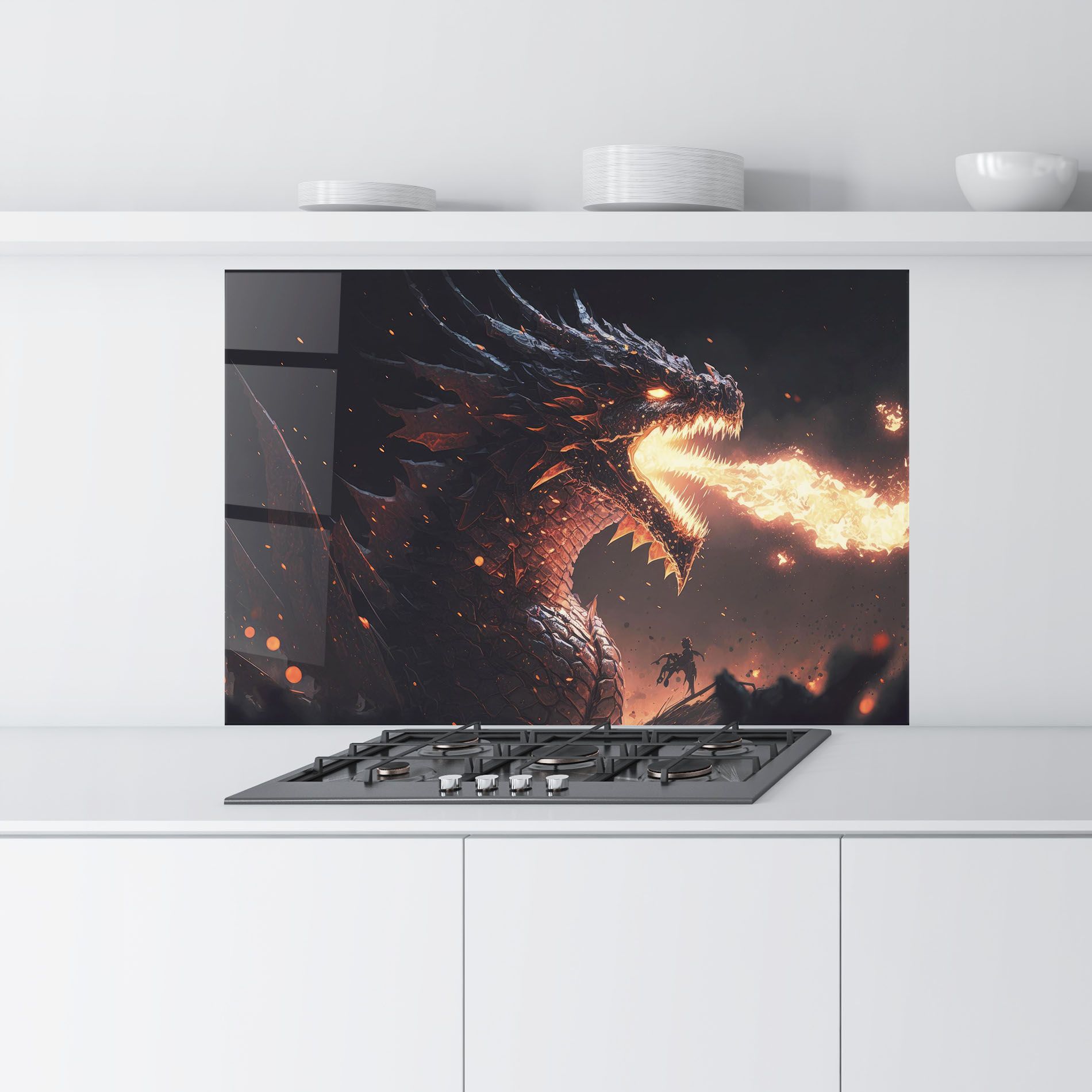 Fire Explosion Dragon mockup 9