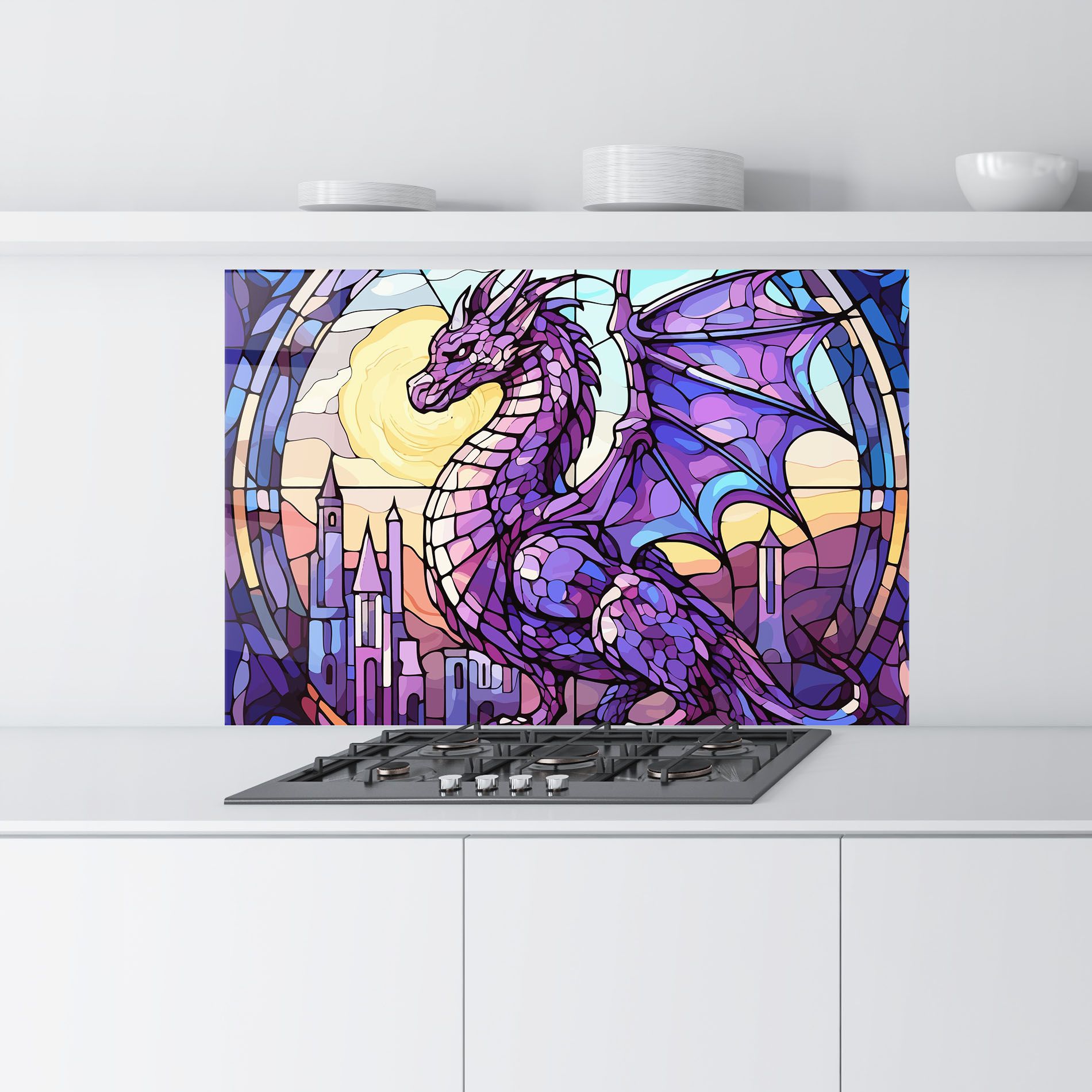 Purple Pretty Dragon mockup 9