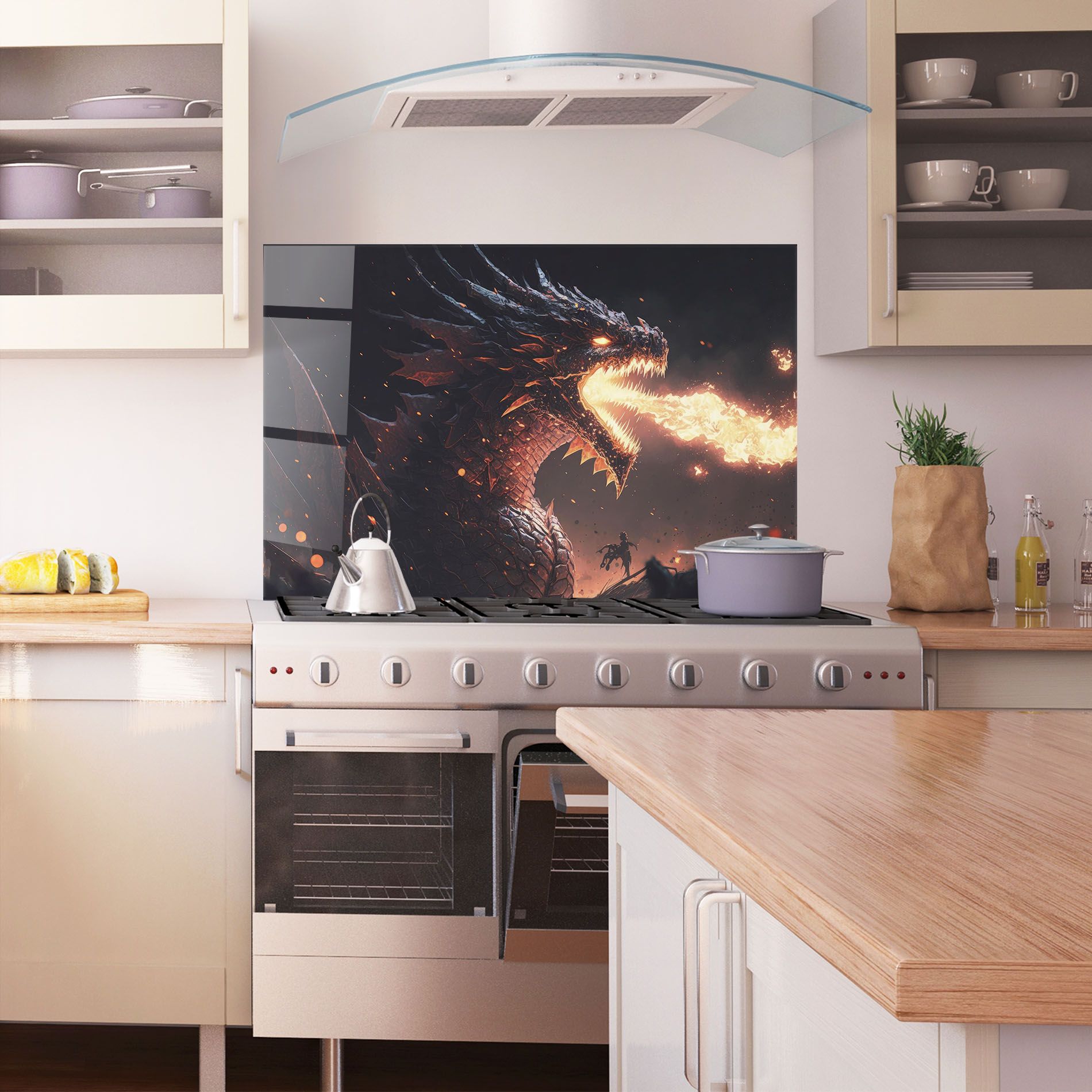 Fire Explosion Dragon mockup 1