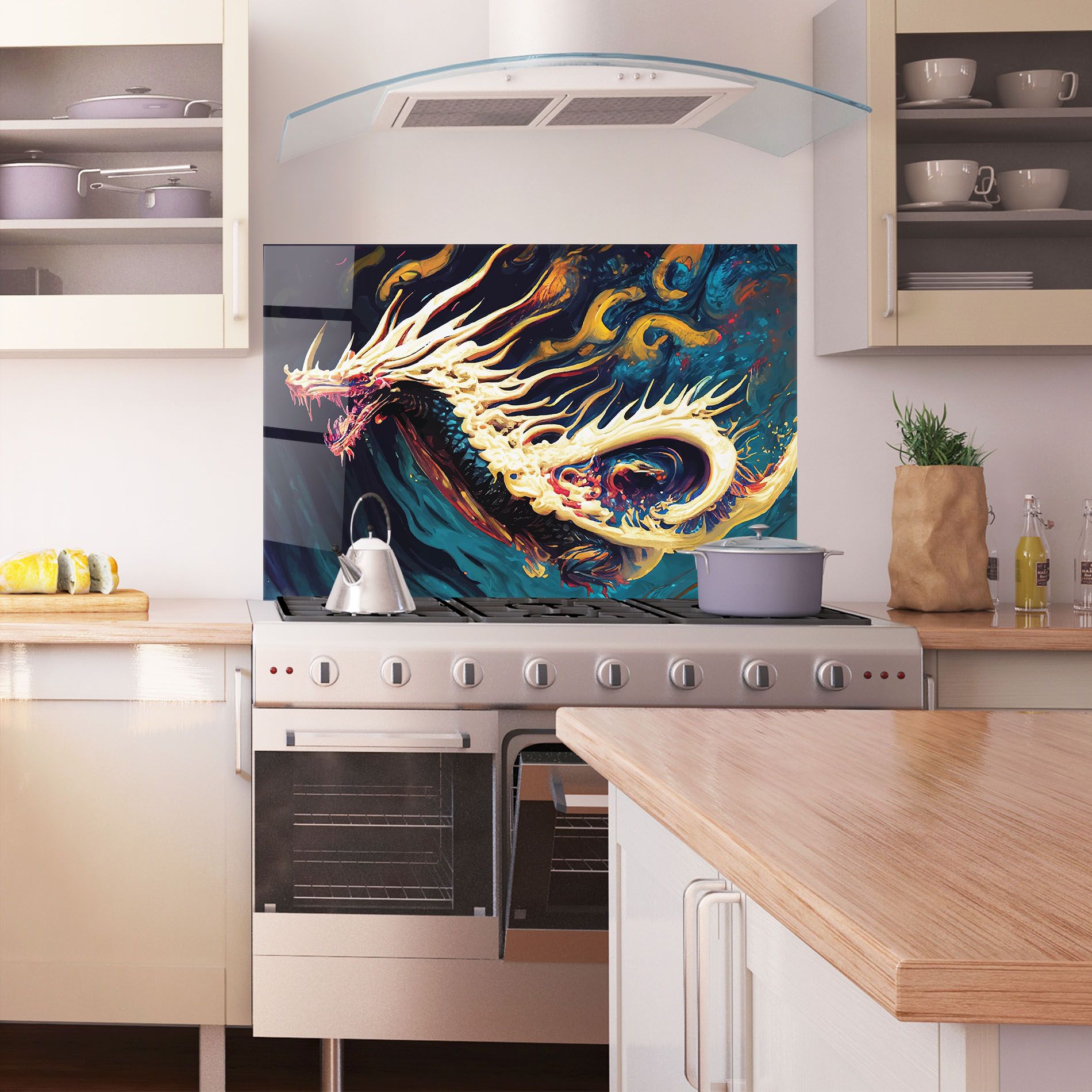Flying Acrylic Dragon mockup 1