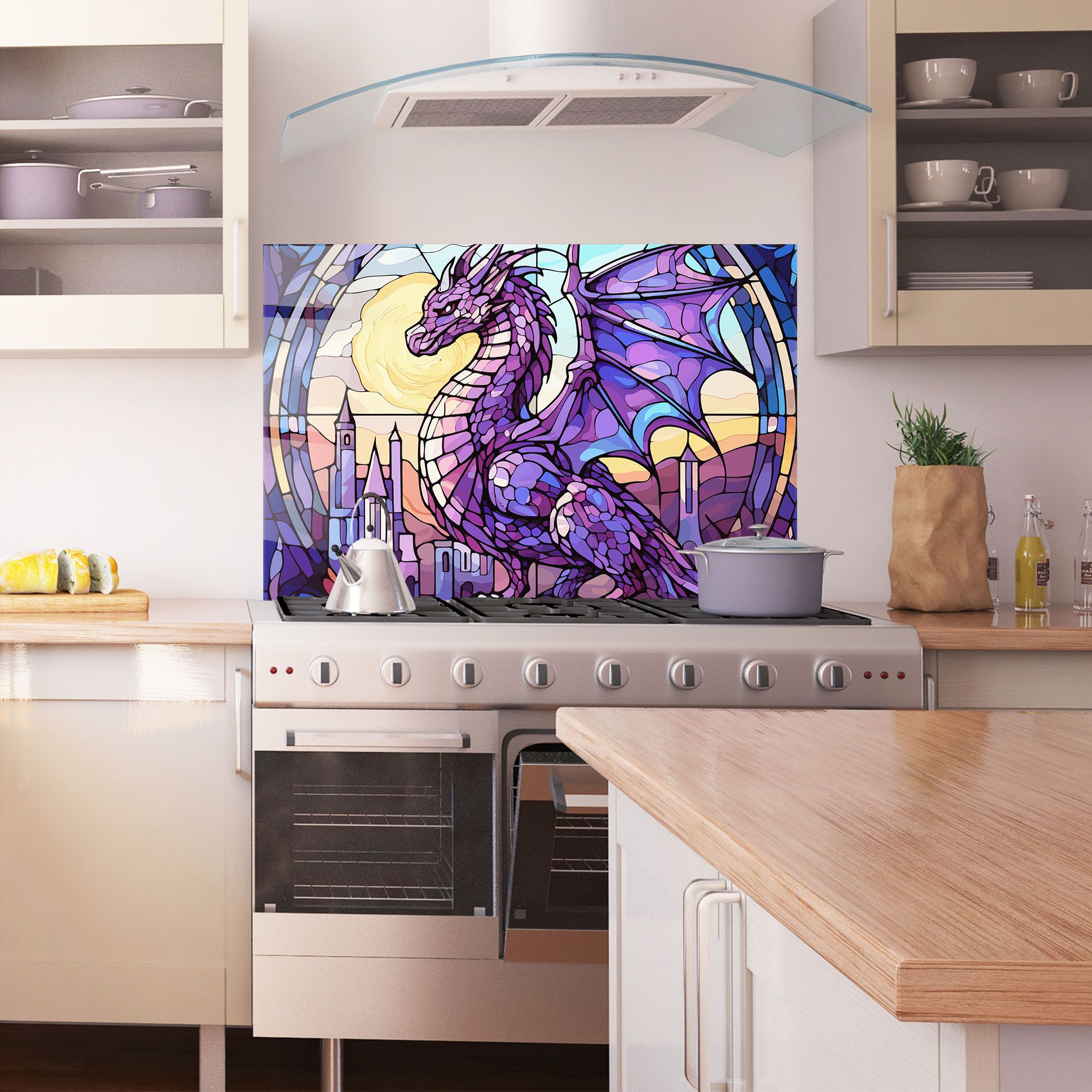 Purple Pretty Dragon mockup 1