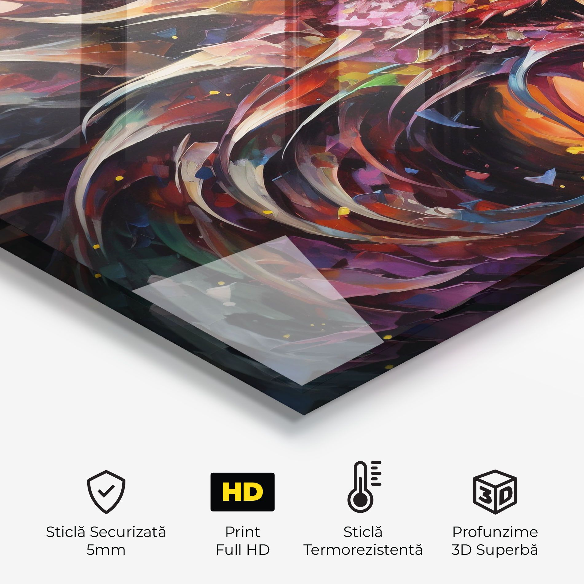 Colorful Dragon Painting mockup 2