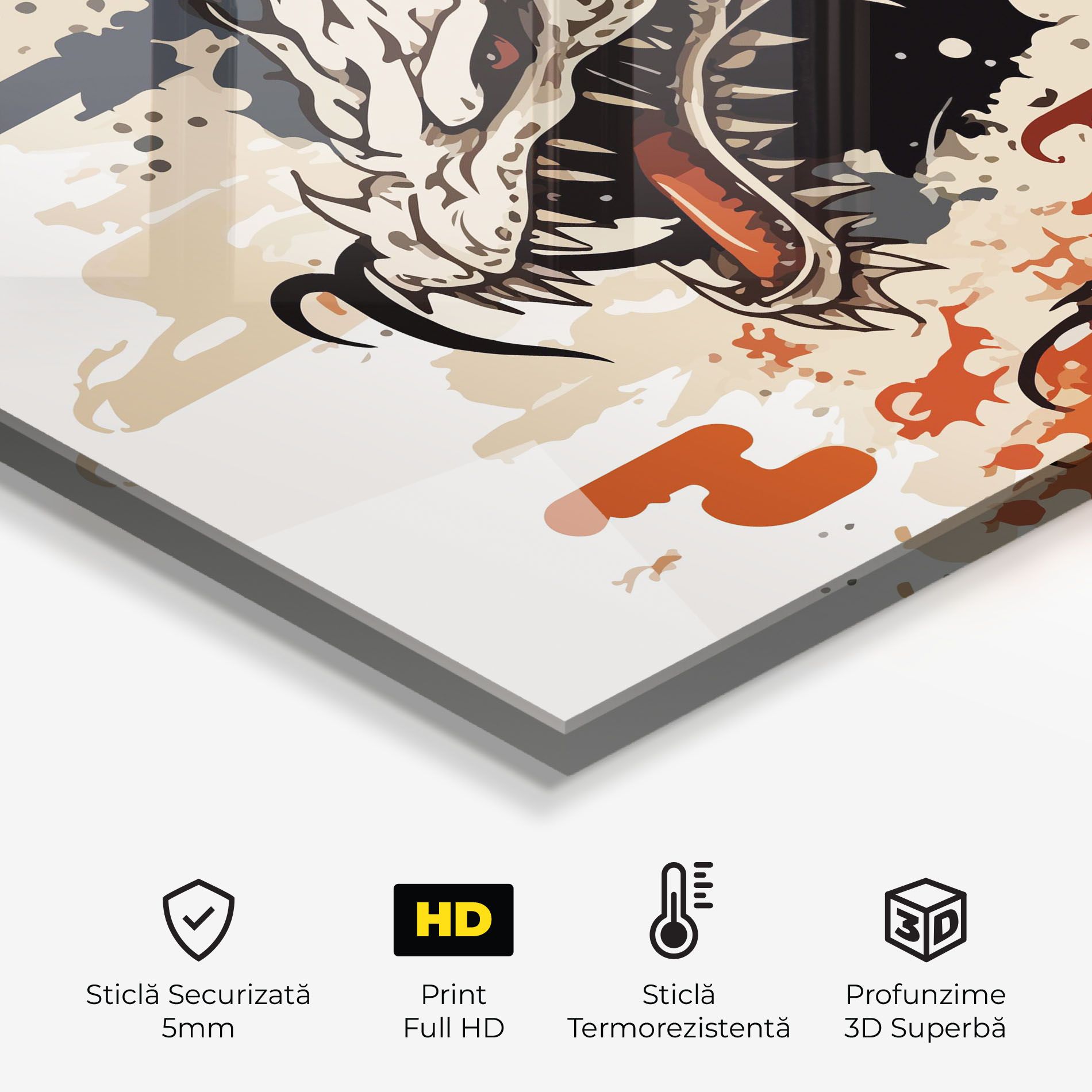 Cream Dragon Art mockup 2