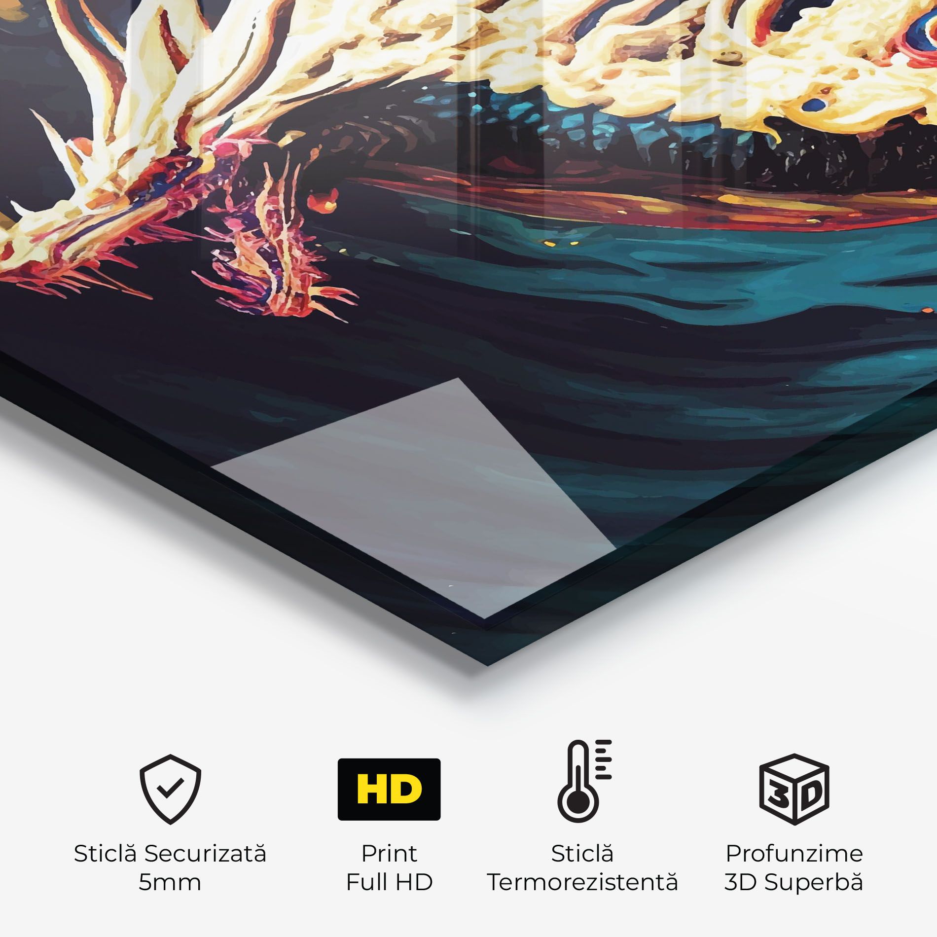 Flying Acrylic Dragon mockup 2