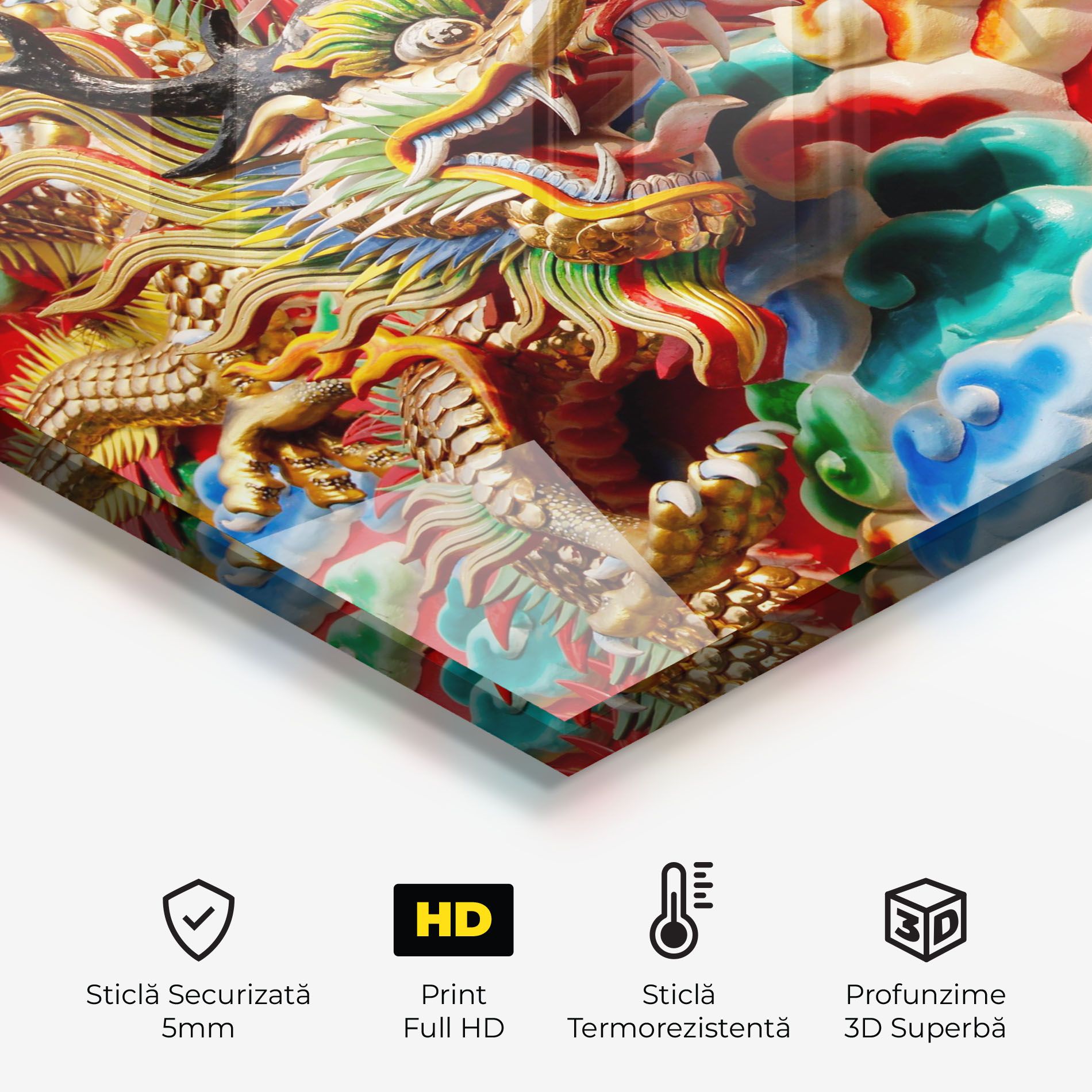 Red Golden Dragon mockup 2