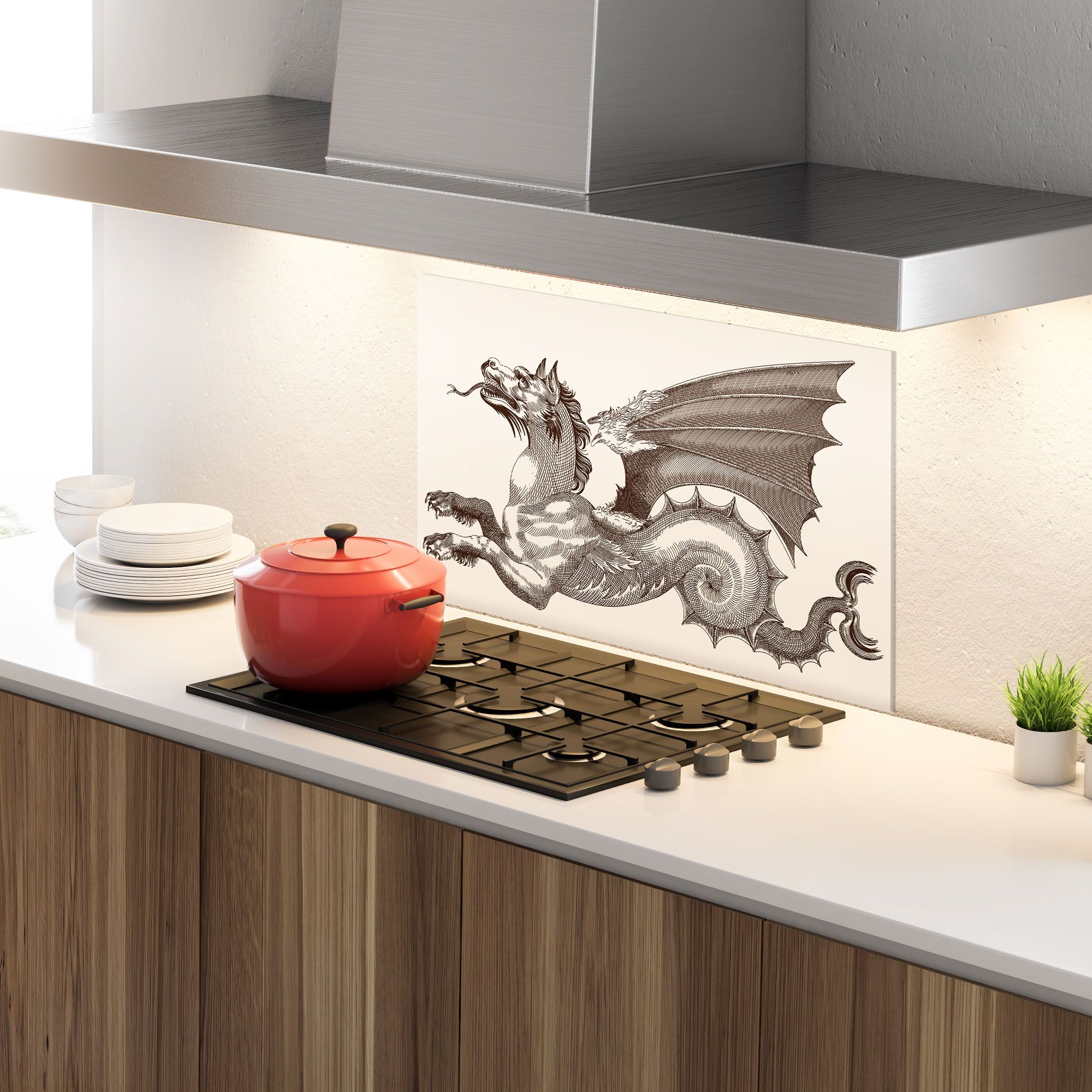 Brown Dragon mockup 4
