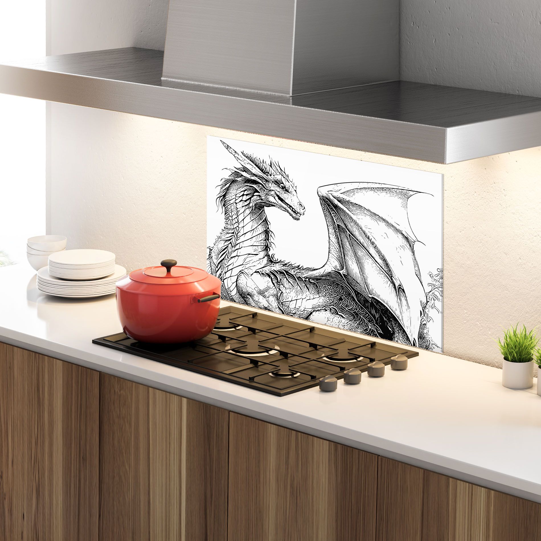 Dragon Sketch mockup 4