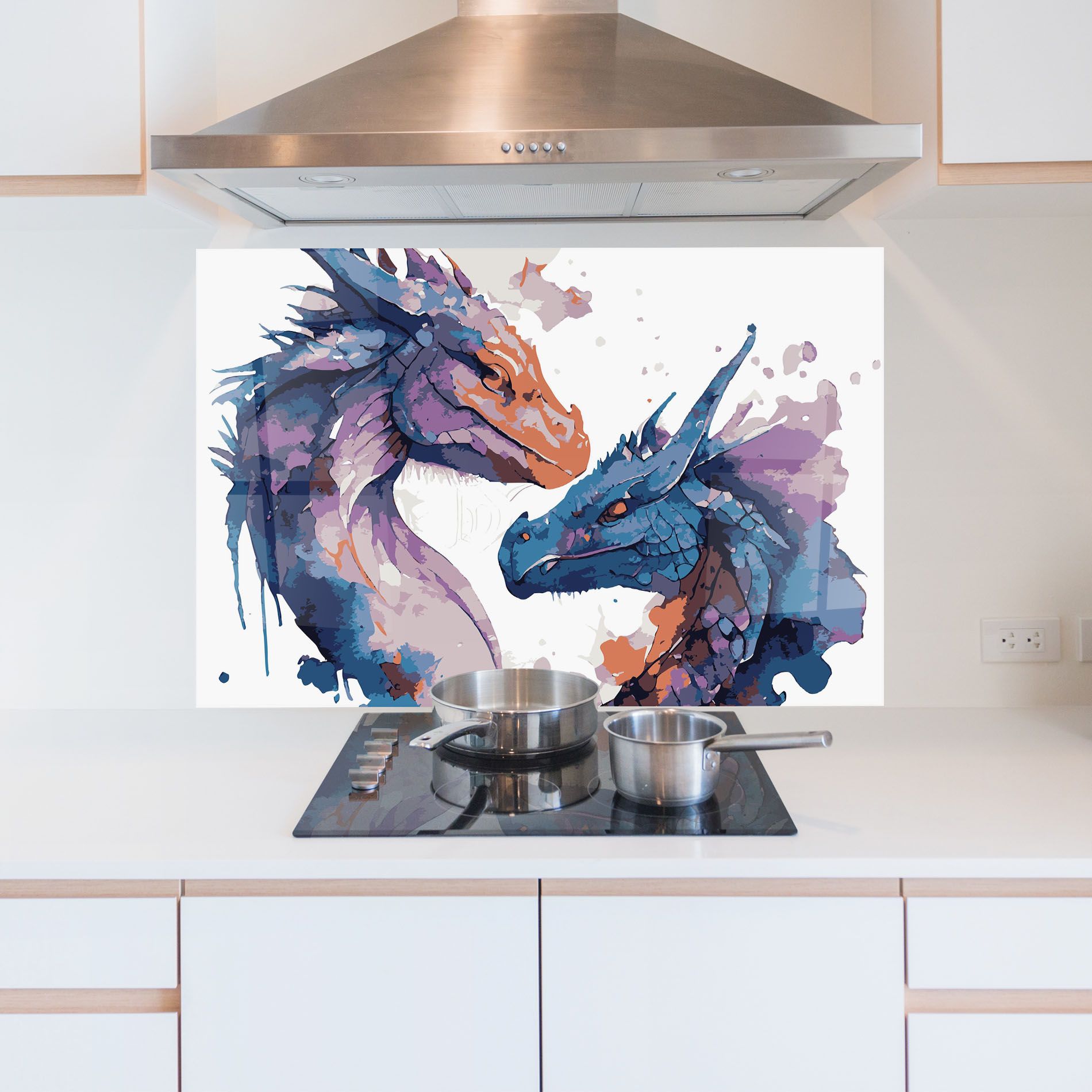 Purple Cute Dragon mockup 5