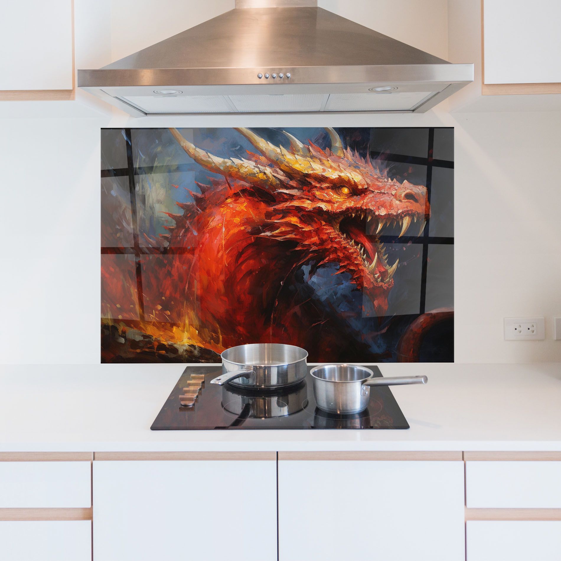 Red Dragon Painting mockup 5