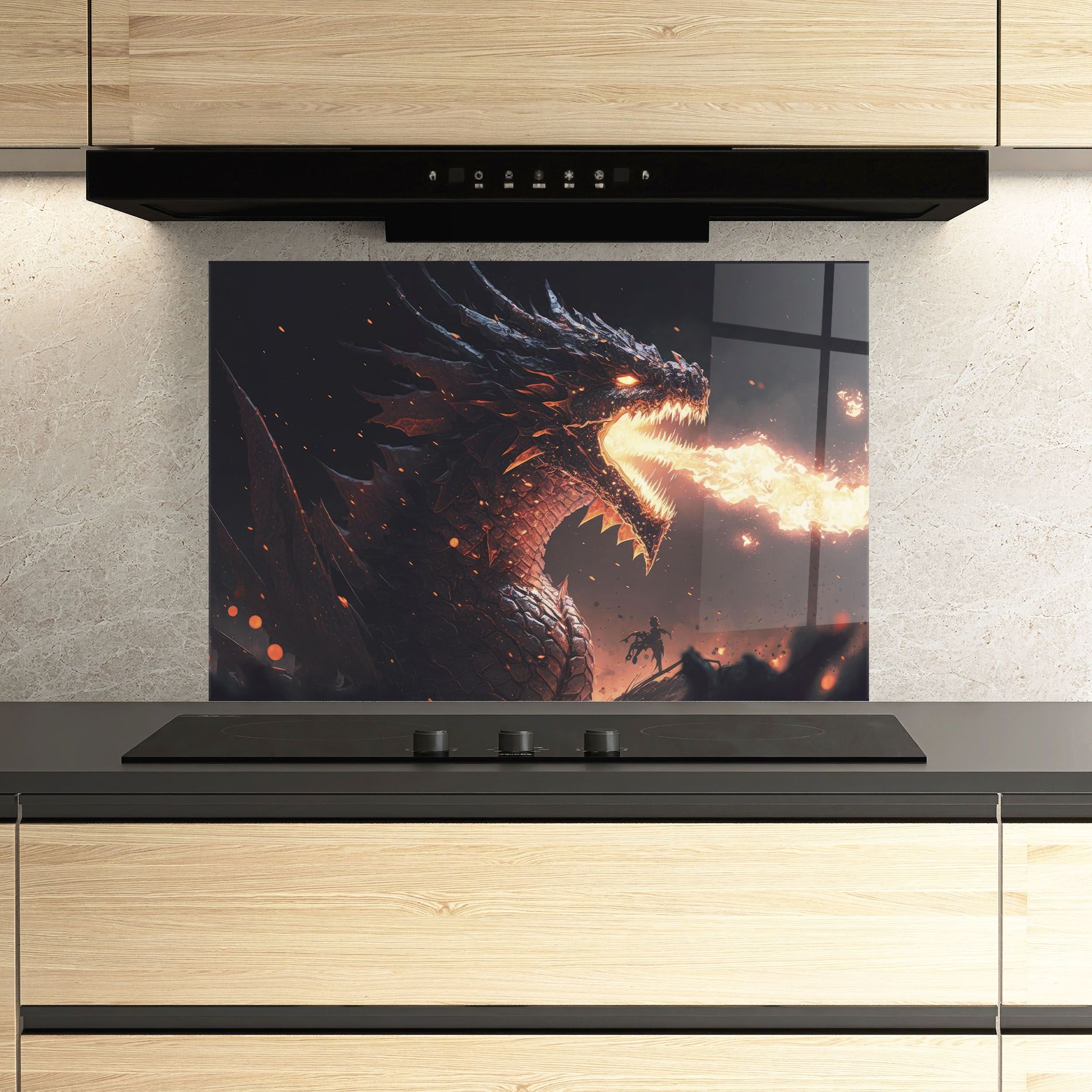 Fire Explosion Dragon mockup 3