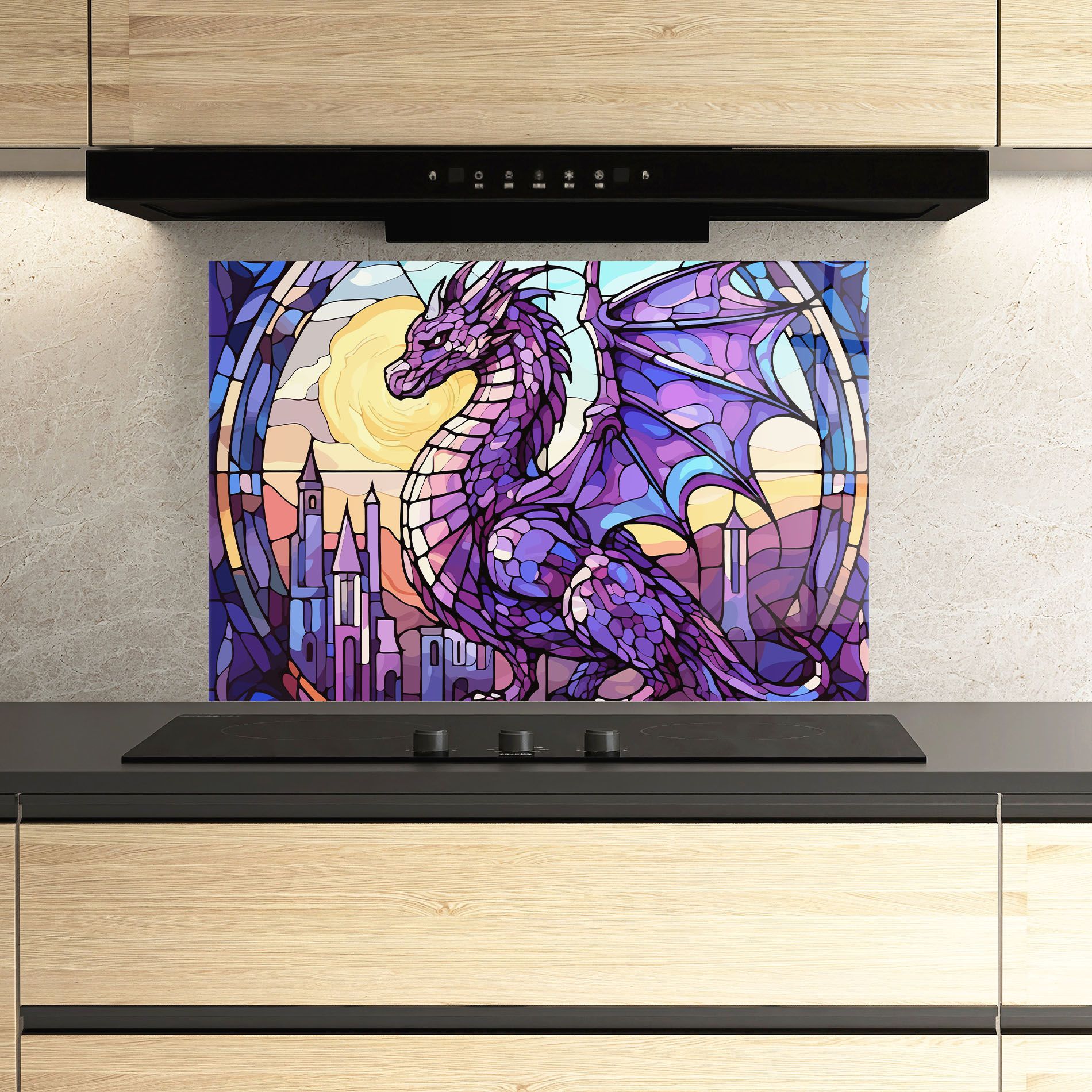 Purple Pretty Dragon mockup 3