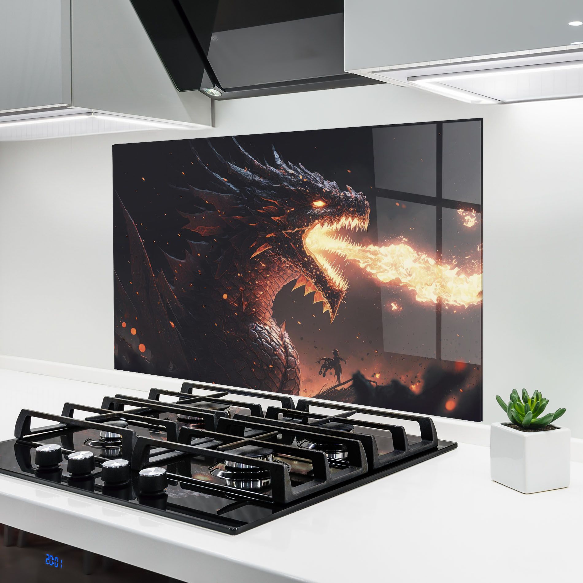 Fire Explosion Dragon mockup 6