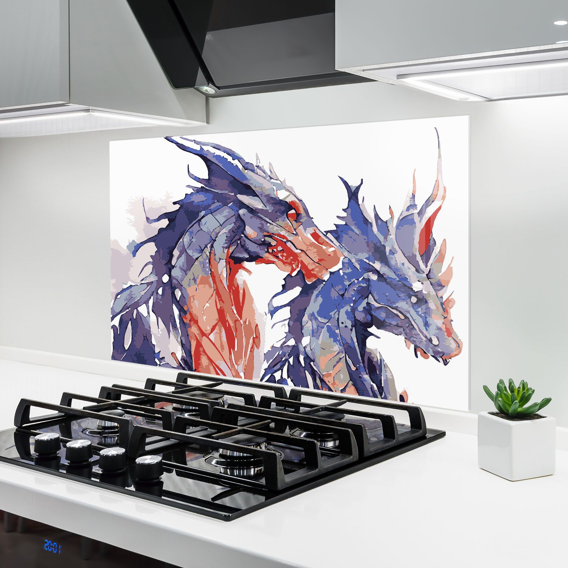 Purple Orange Dragon mockup 6