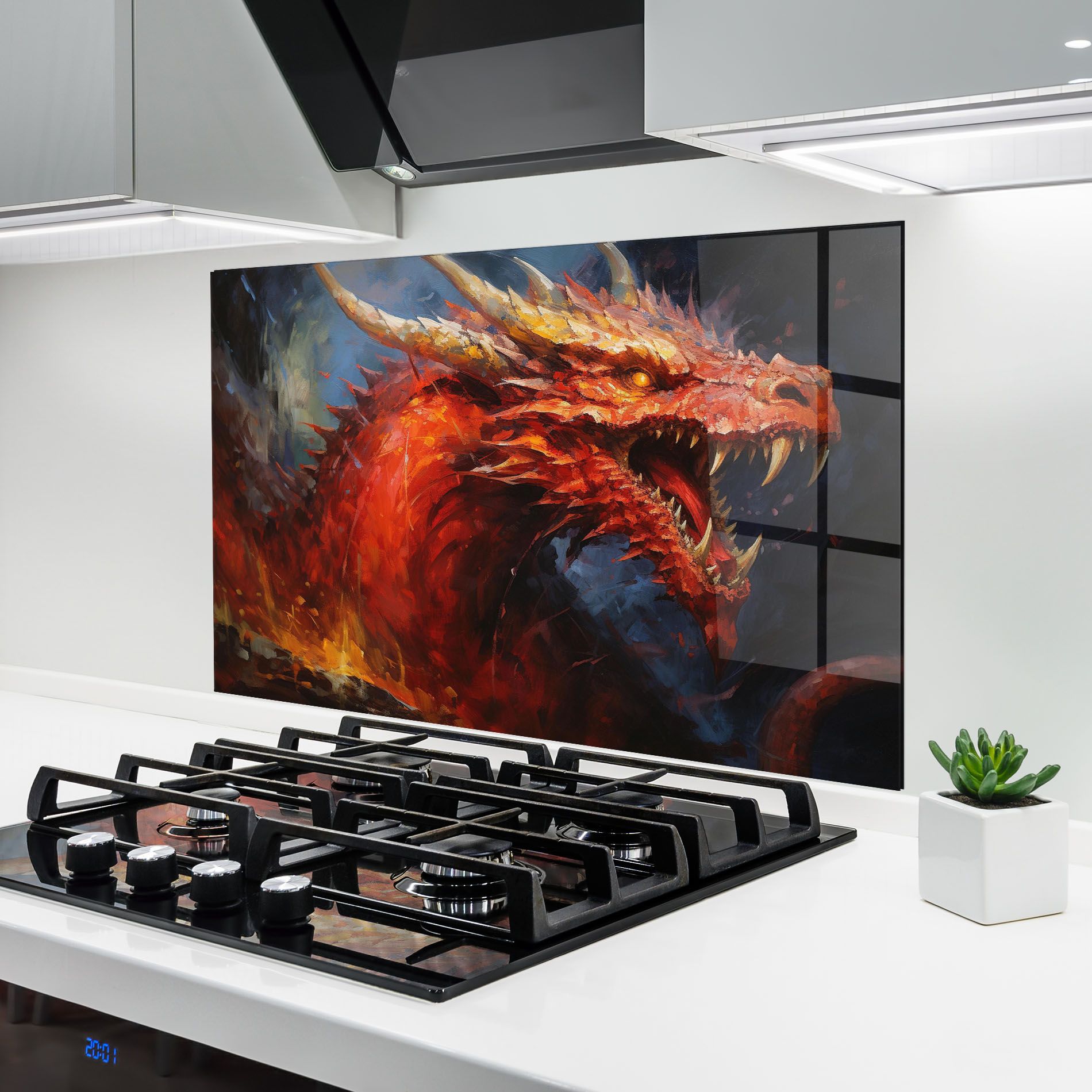 Red Dragon Painting mockup 6