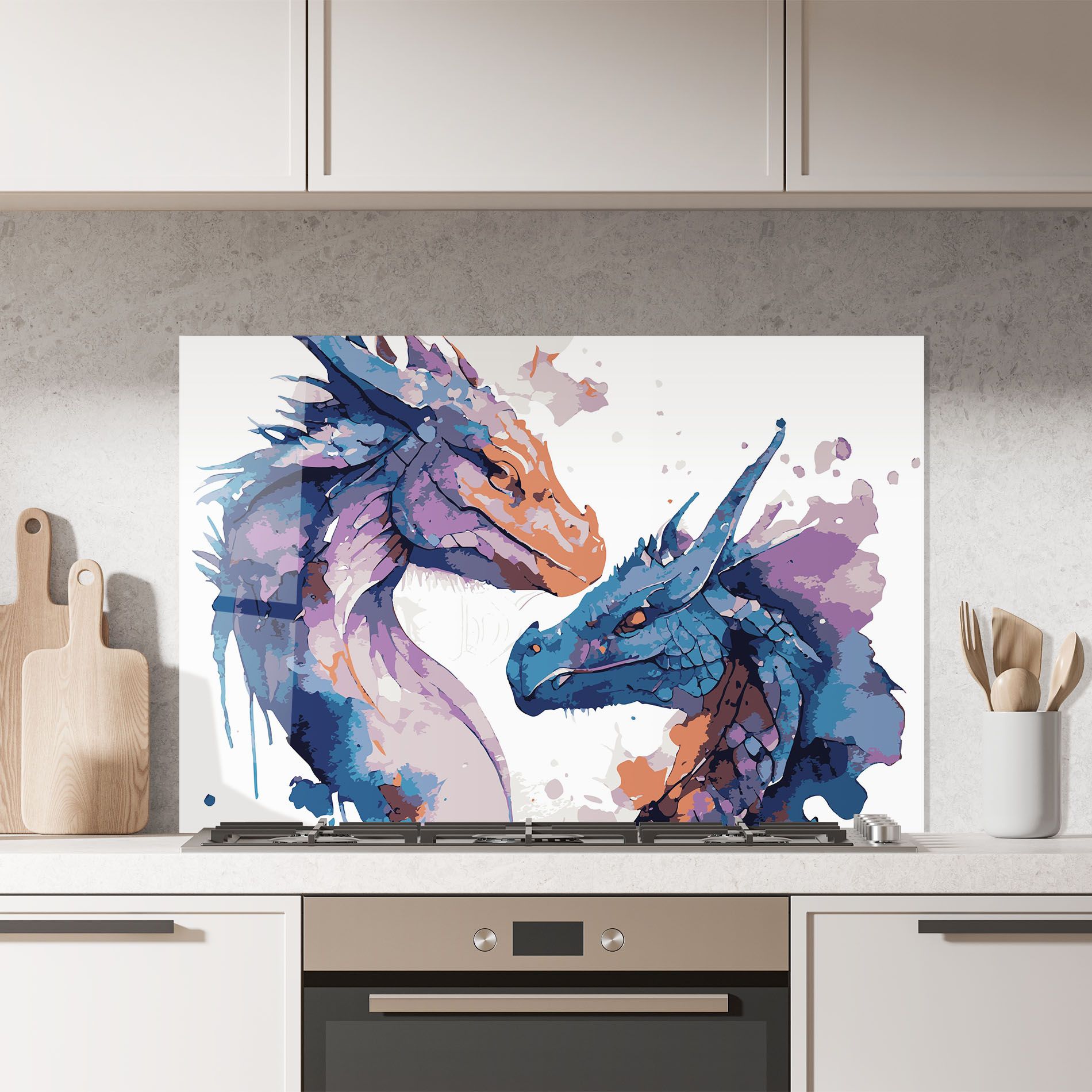 Purple Cute Dragon mockup 7