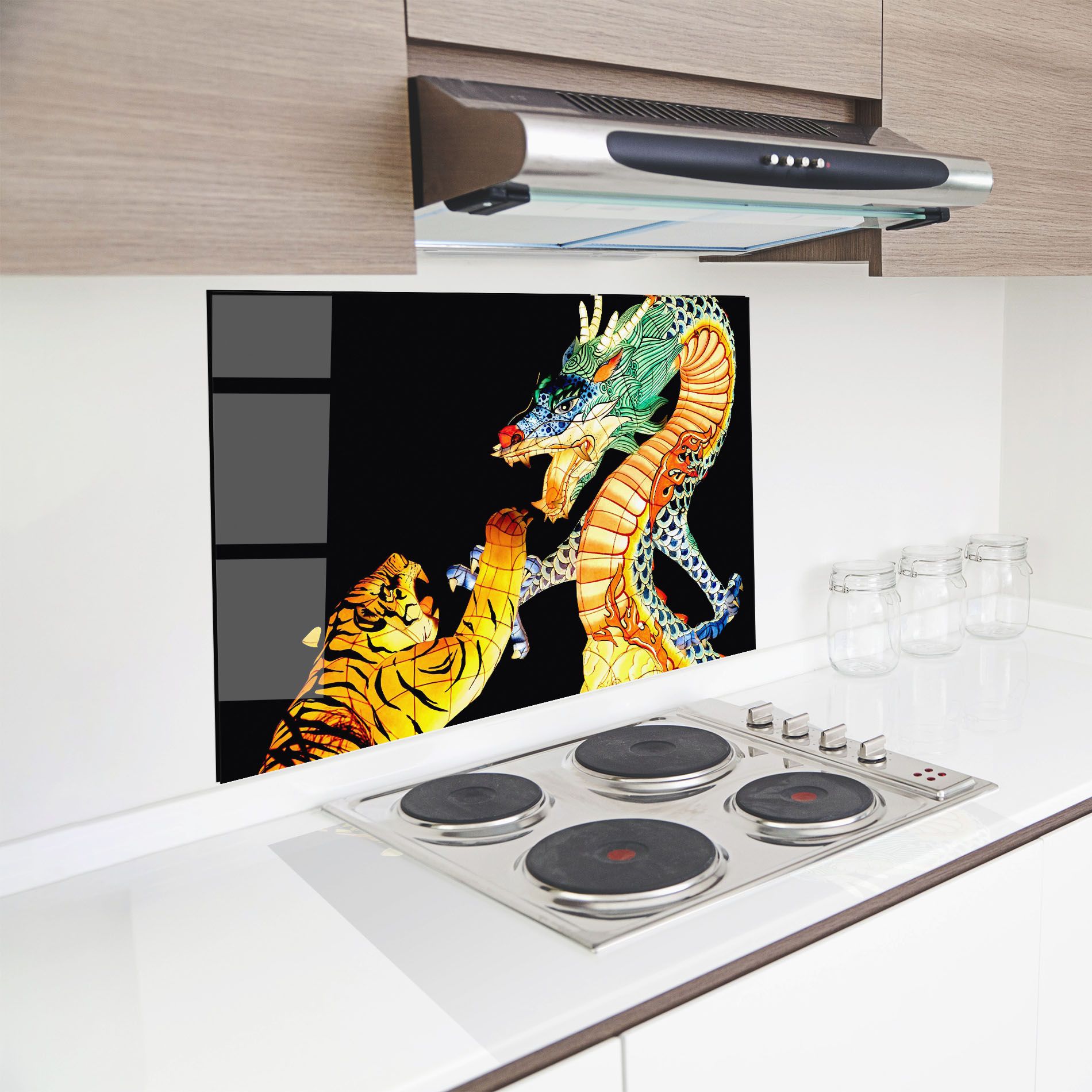 Chinese Dragon And Tiger mockup 8