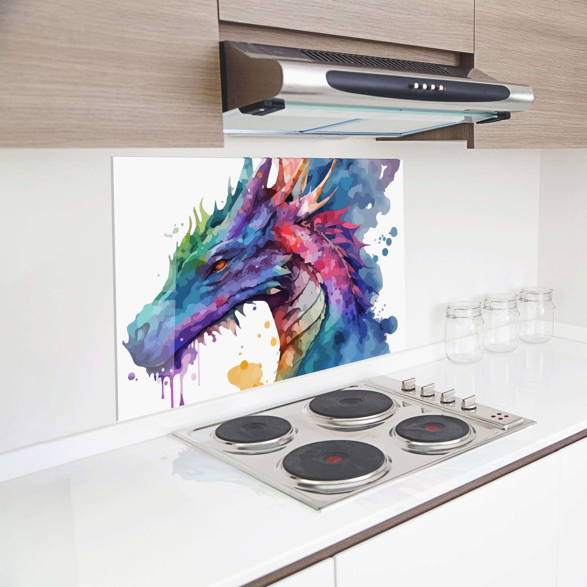 Colourful Dragon mockup 8