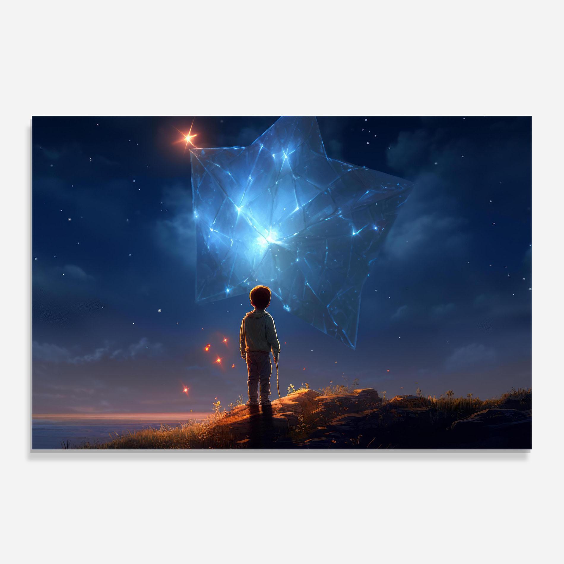 Panou Sticla Bucatarie Blue Star Floating mockup 0