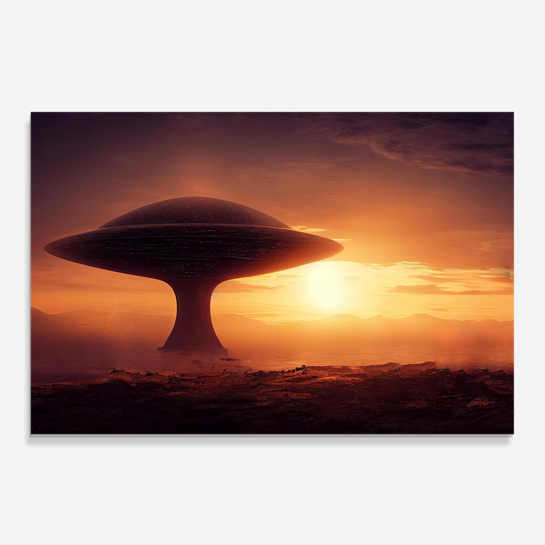 Panou Sticla Bucatarie Fantasy Science Fiction mockup 0