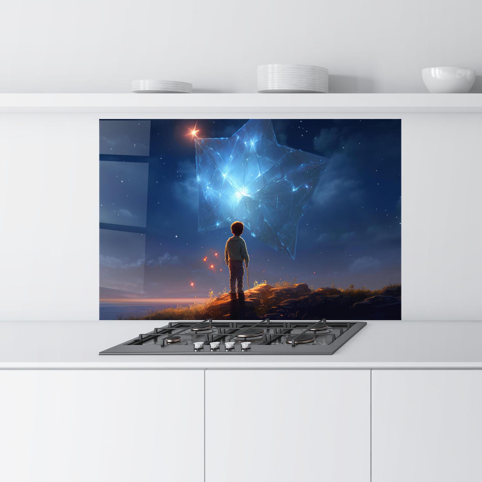 Panou Sticla Bucatarie Blue Star Floating mockup 9