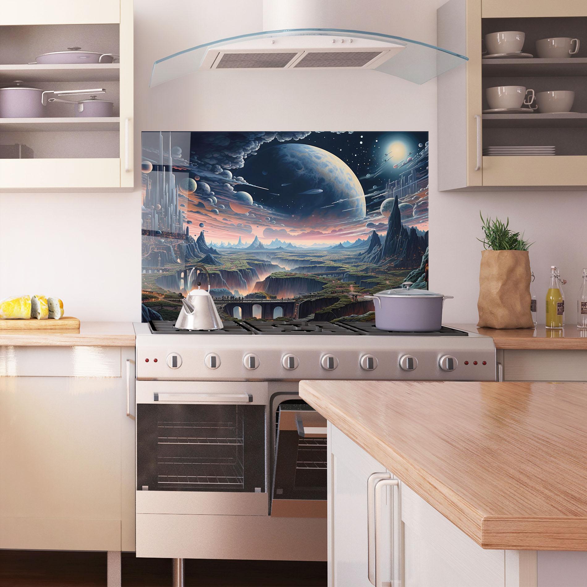 Panou Sticla Bucatarie Celestial Chronicler mockup 1