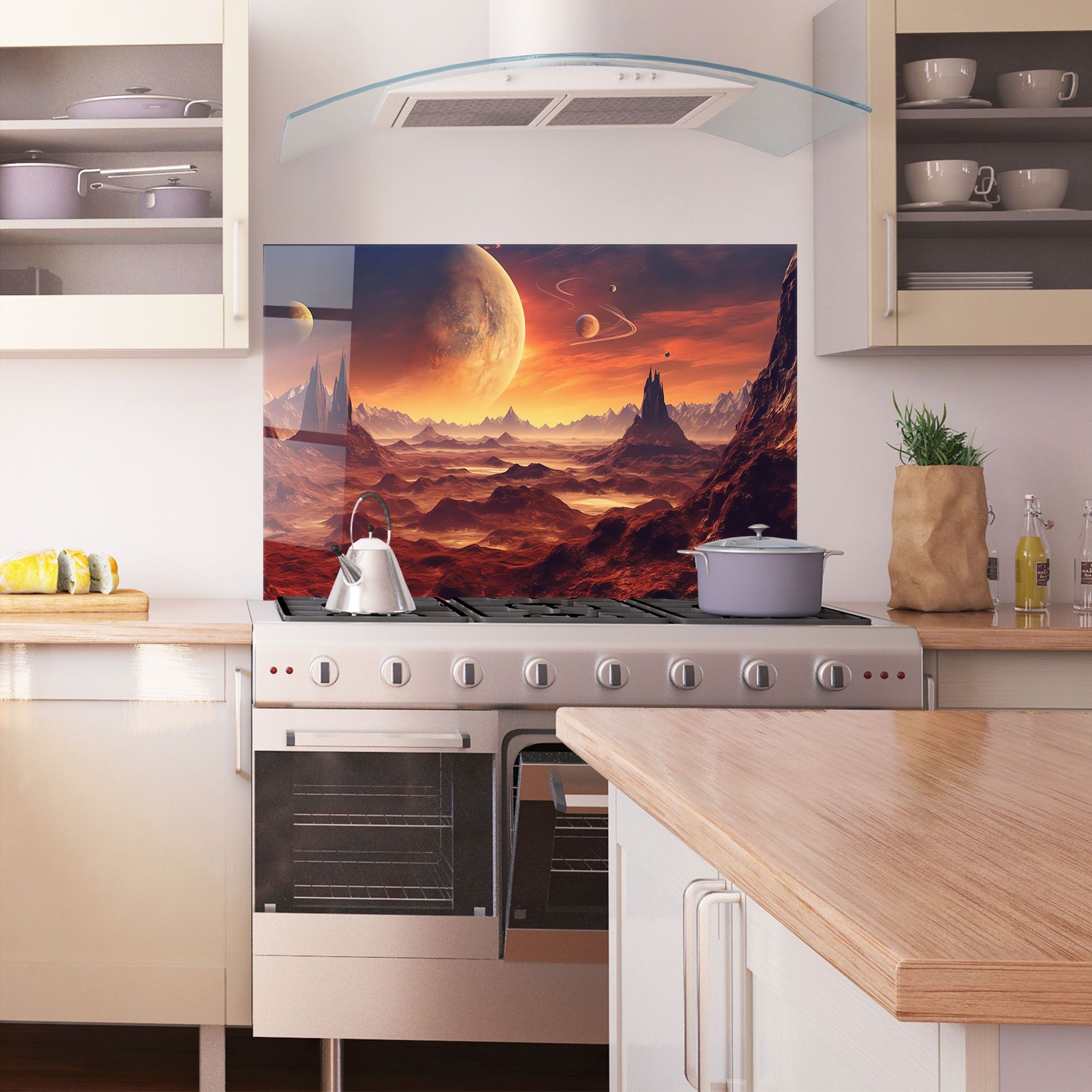 Fiery Orange Sunset mockup 1