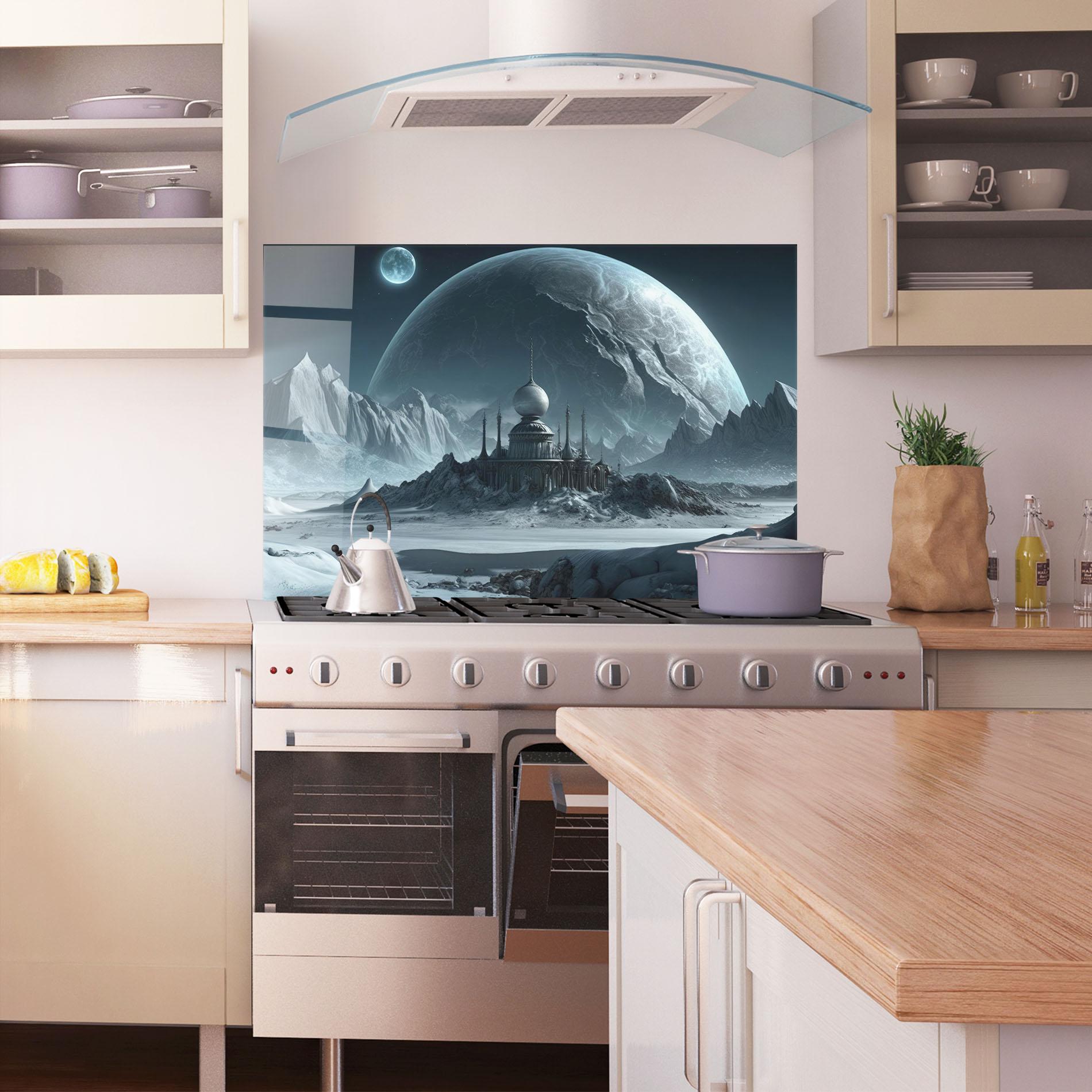 Panou Sticla Bucatarie Muslim Design mockup 1