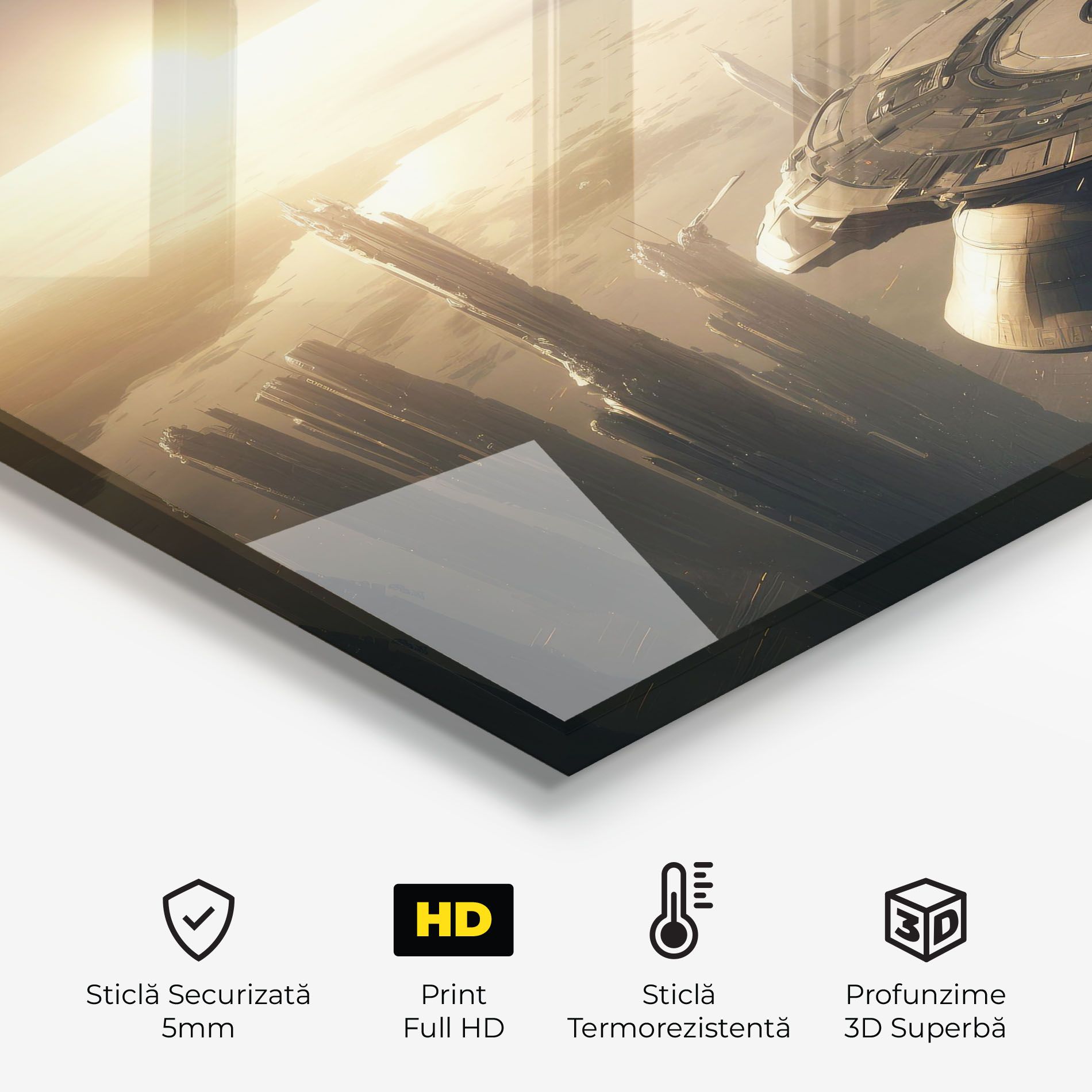 Fantasy Futuristic Cityscape mockup 2