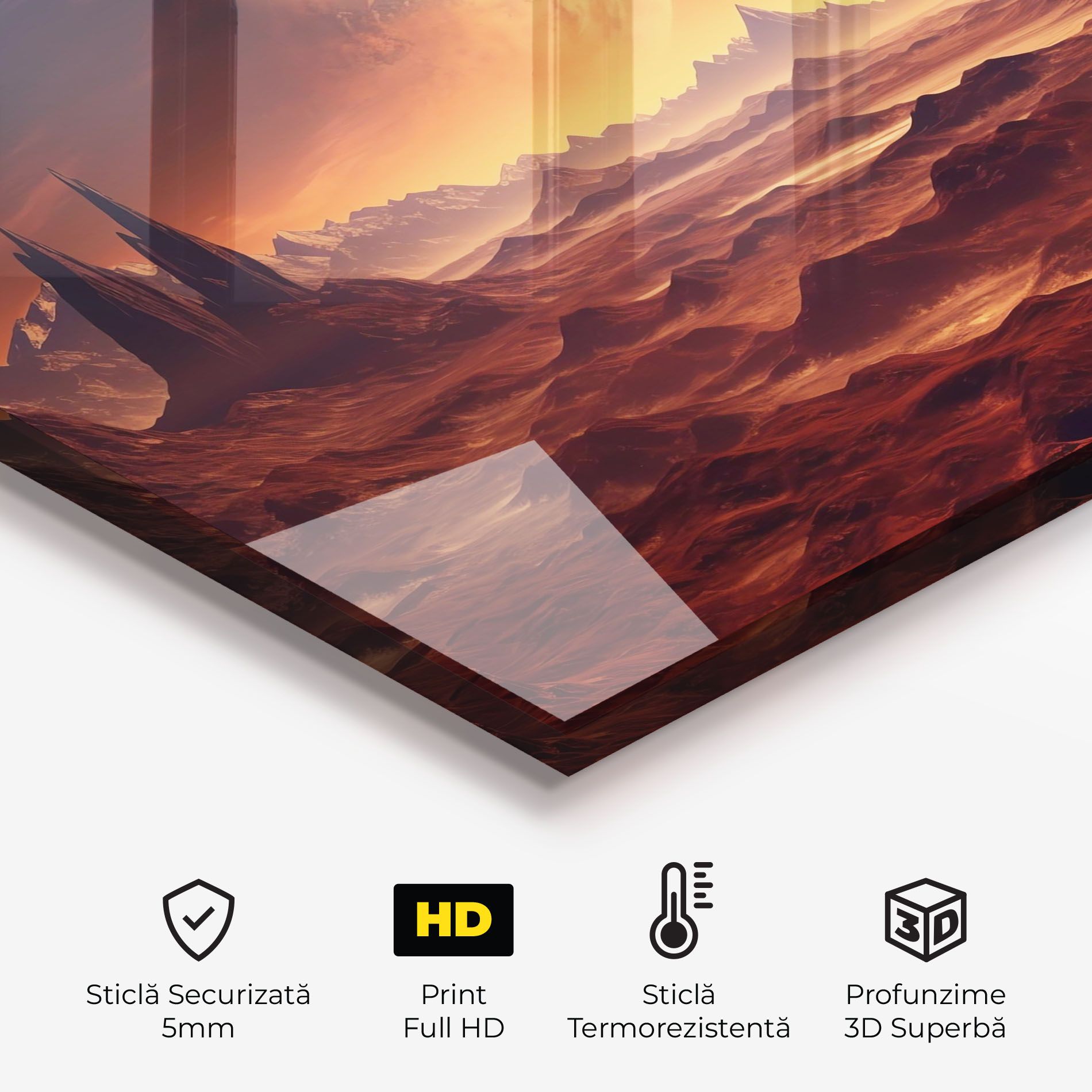 Fiery Orange Sunset mockup 2