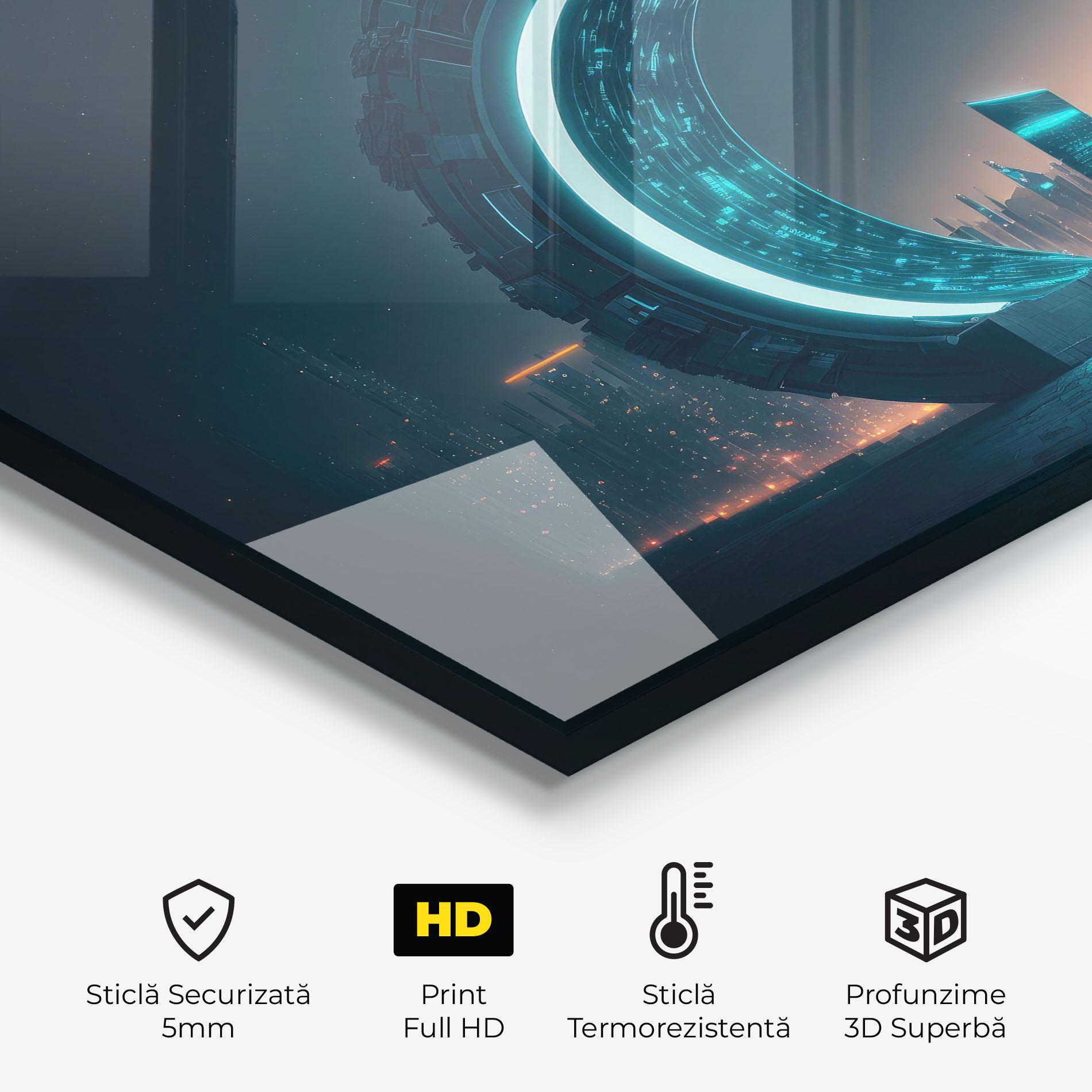 Panou Sticla Bucatarie Future Portal mockup 2