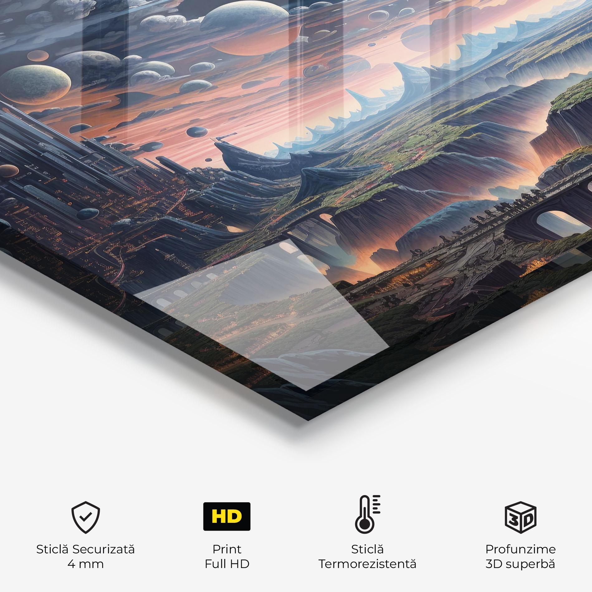 Panou Sticla Bucatarie Celestial Chronicler mockup 2