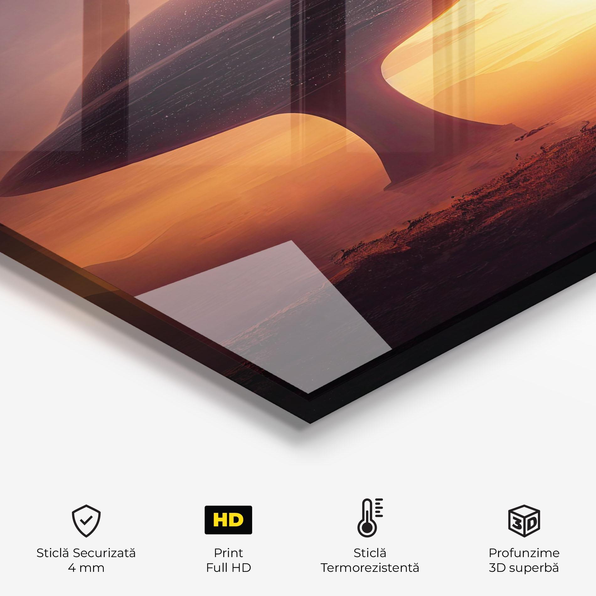 Panou Sticla Bucatarie Fantasy Science Fiction mockup 2