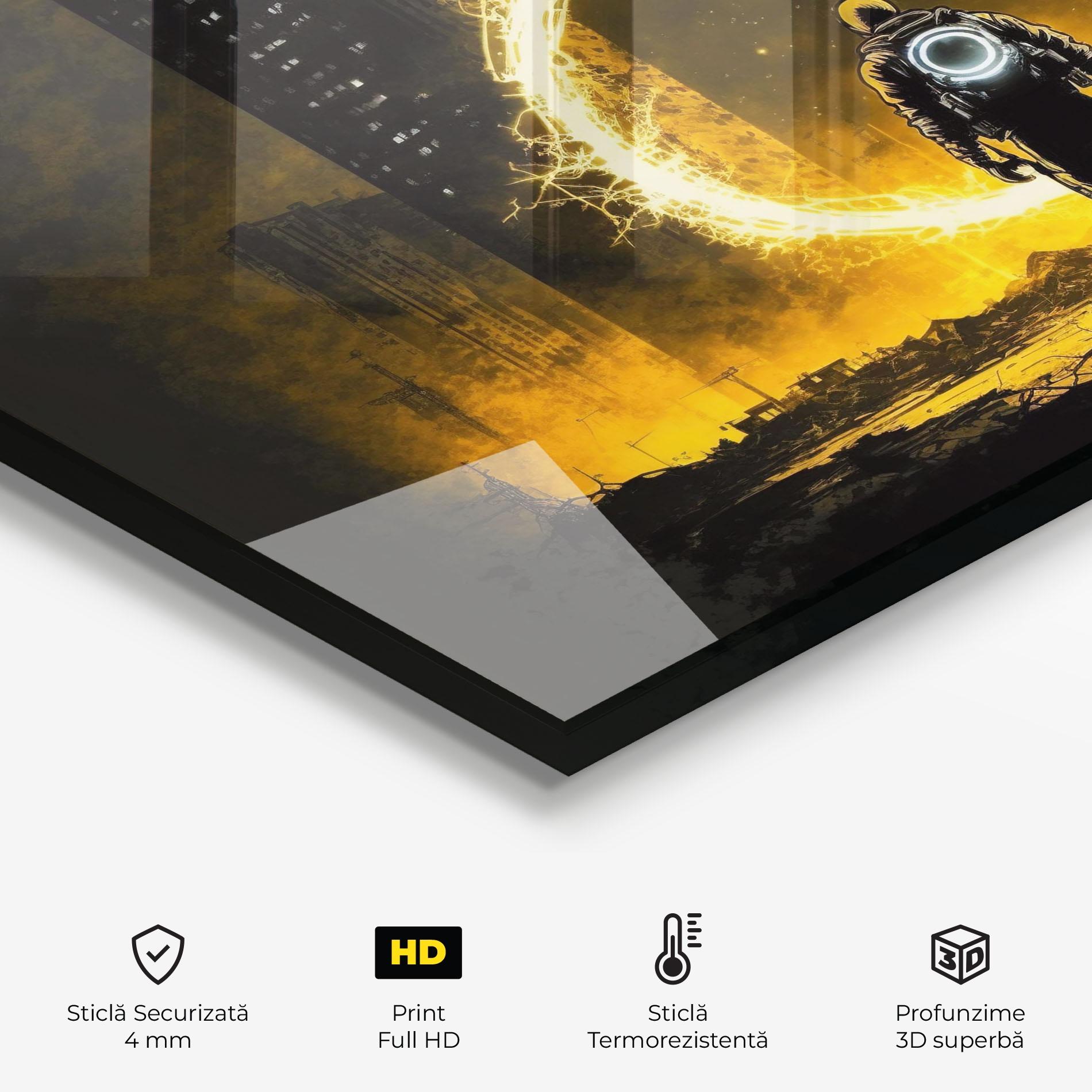 Panou Sticla Bucatarie Fire Portal mockup 2