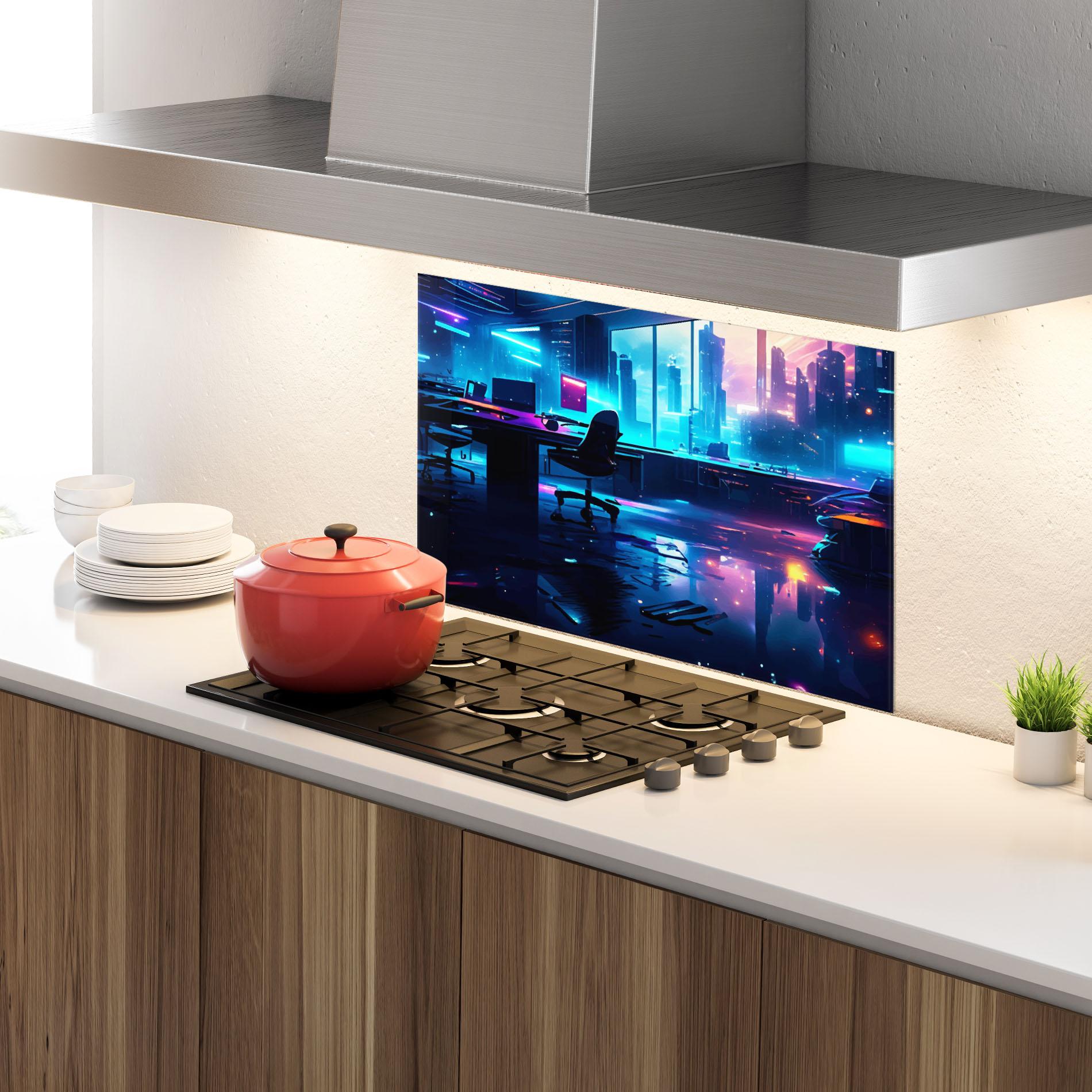 Panou Sticla Bucatarie Furure Day mockup 4