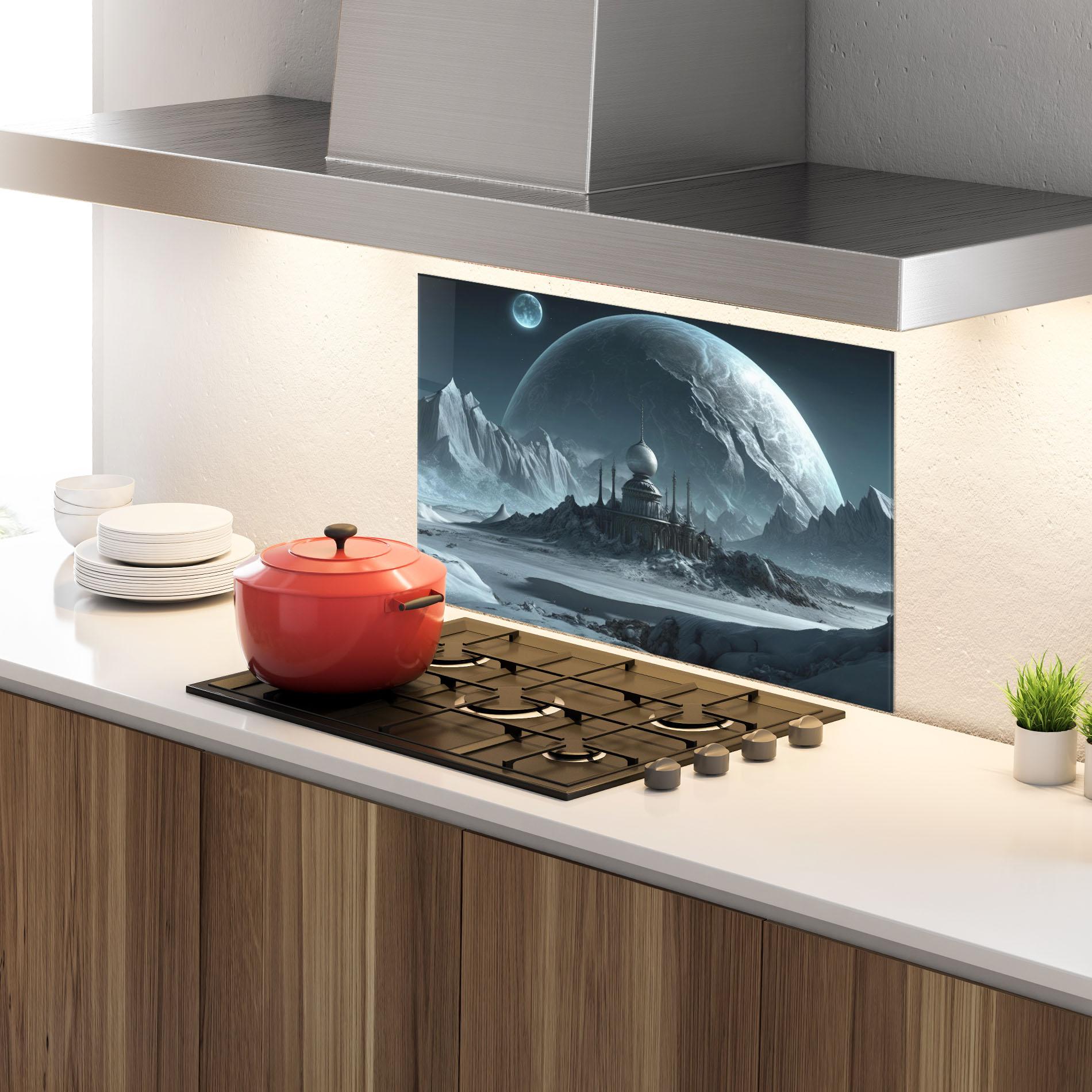 Panou Sticla Bucatarie Muslim Design mockup 4