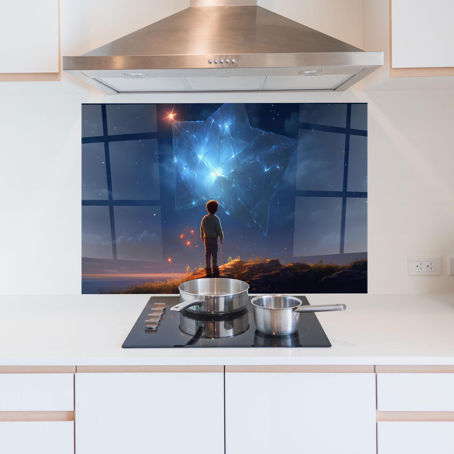 Panou Sticla Bucatarie Blue Star Floating mockup 5