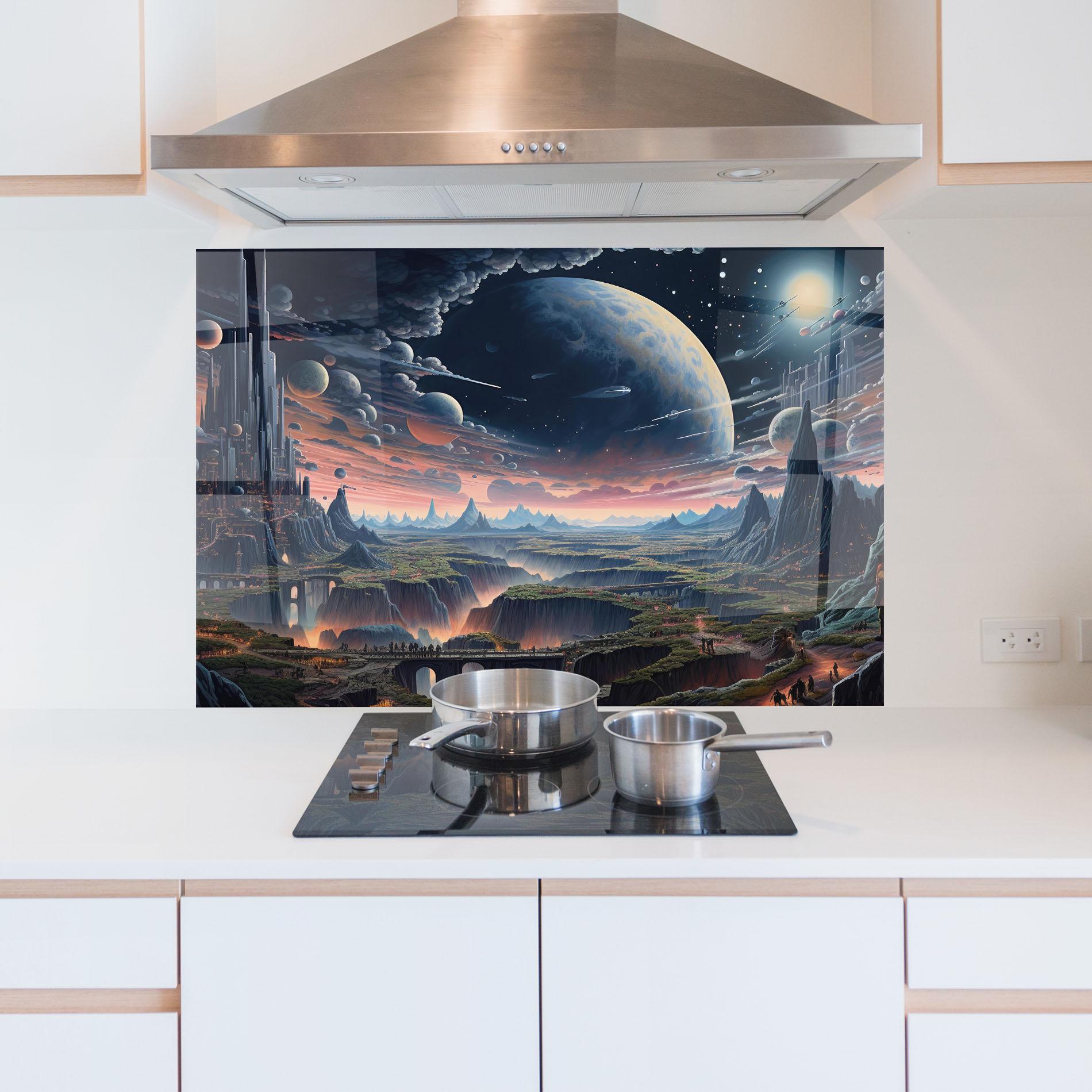 Panou Sticla Bucatarie Celestial Chronicler mockup 5