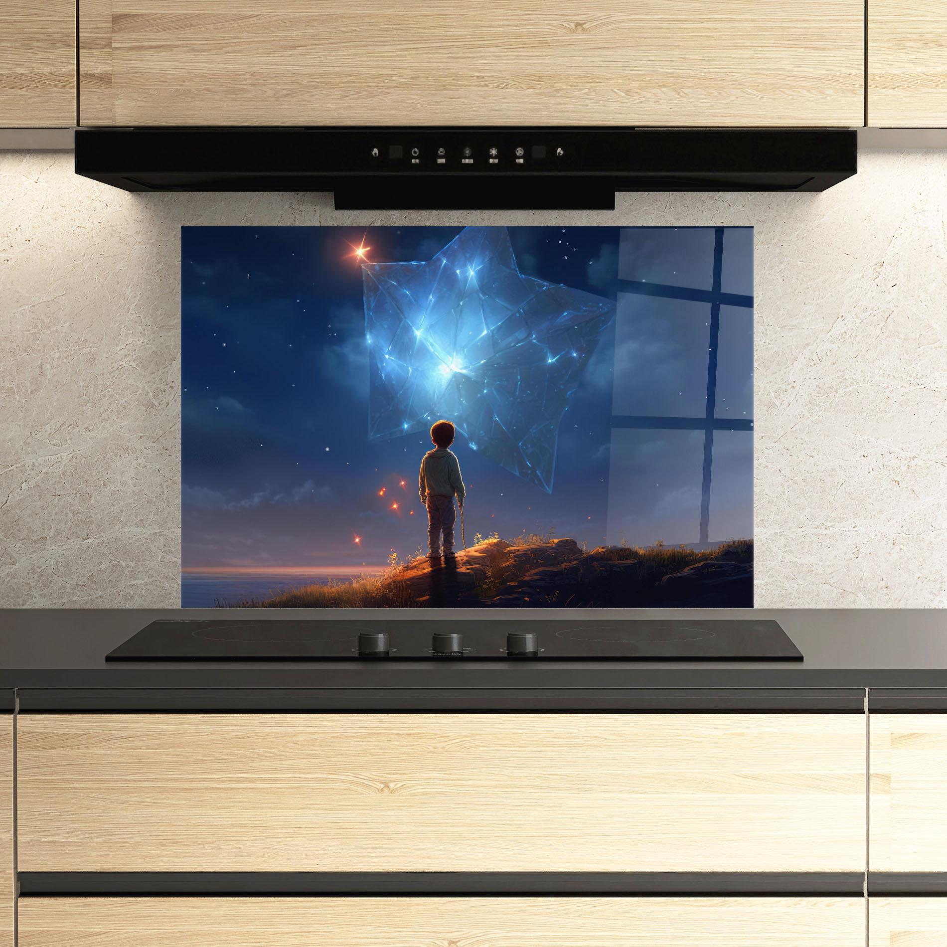 Panou Sticla Bucatarie Blue Star Floating mockup 3