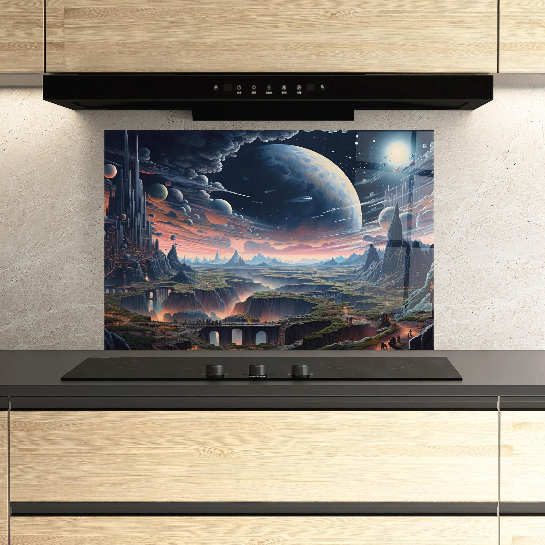 Panou Sticla Bucatarie Celestial Chronicler mockup 3