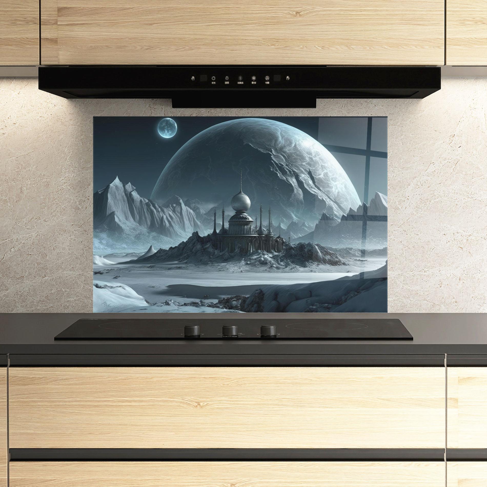 Panou Sticla Bucatarie Muslim Design mockup 3