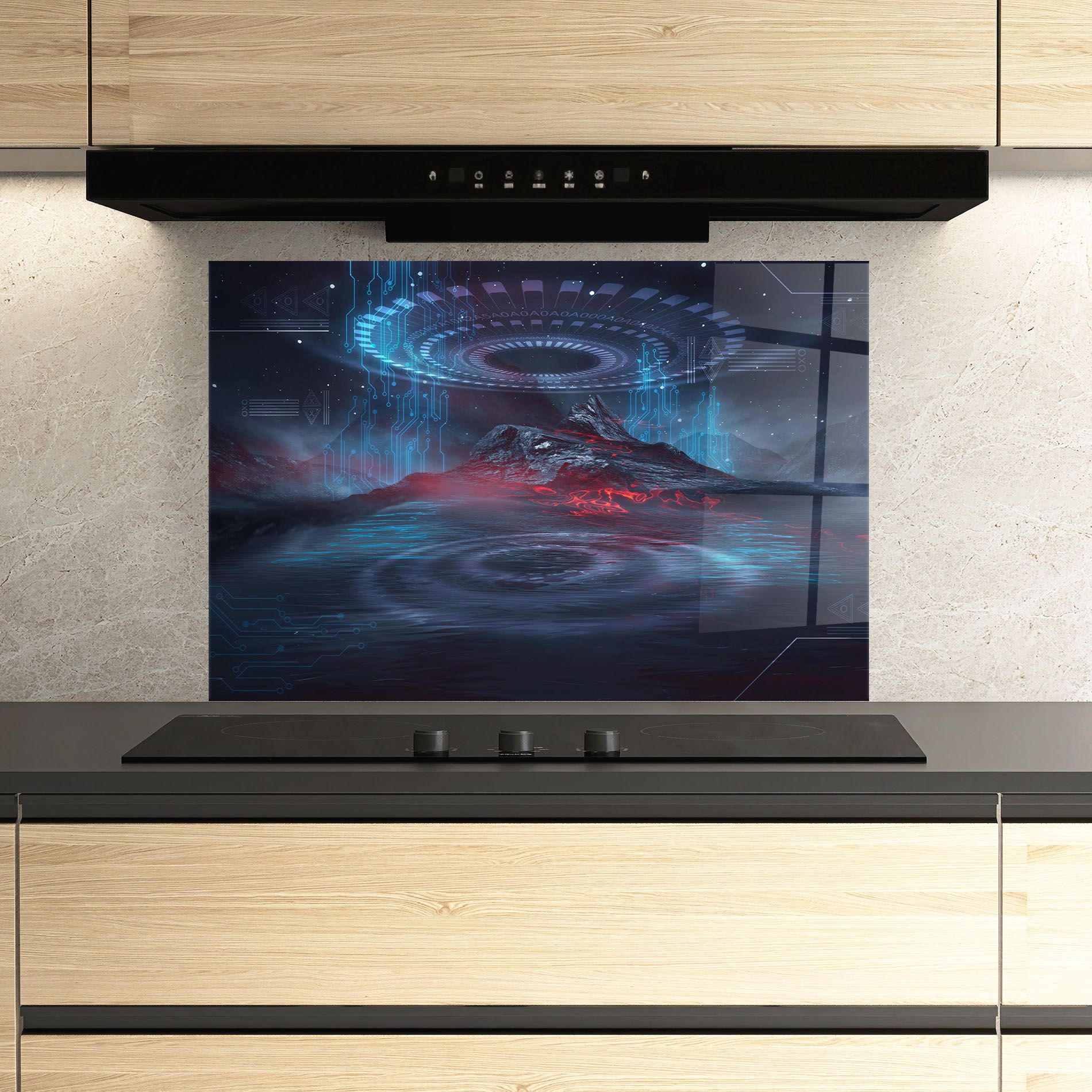 Neon Space Galaxy mockup 3