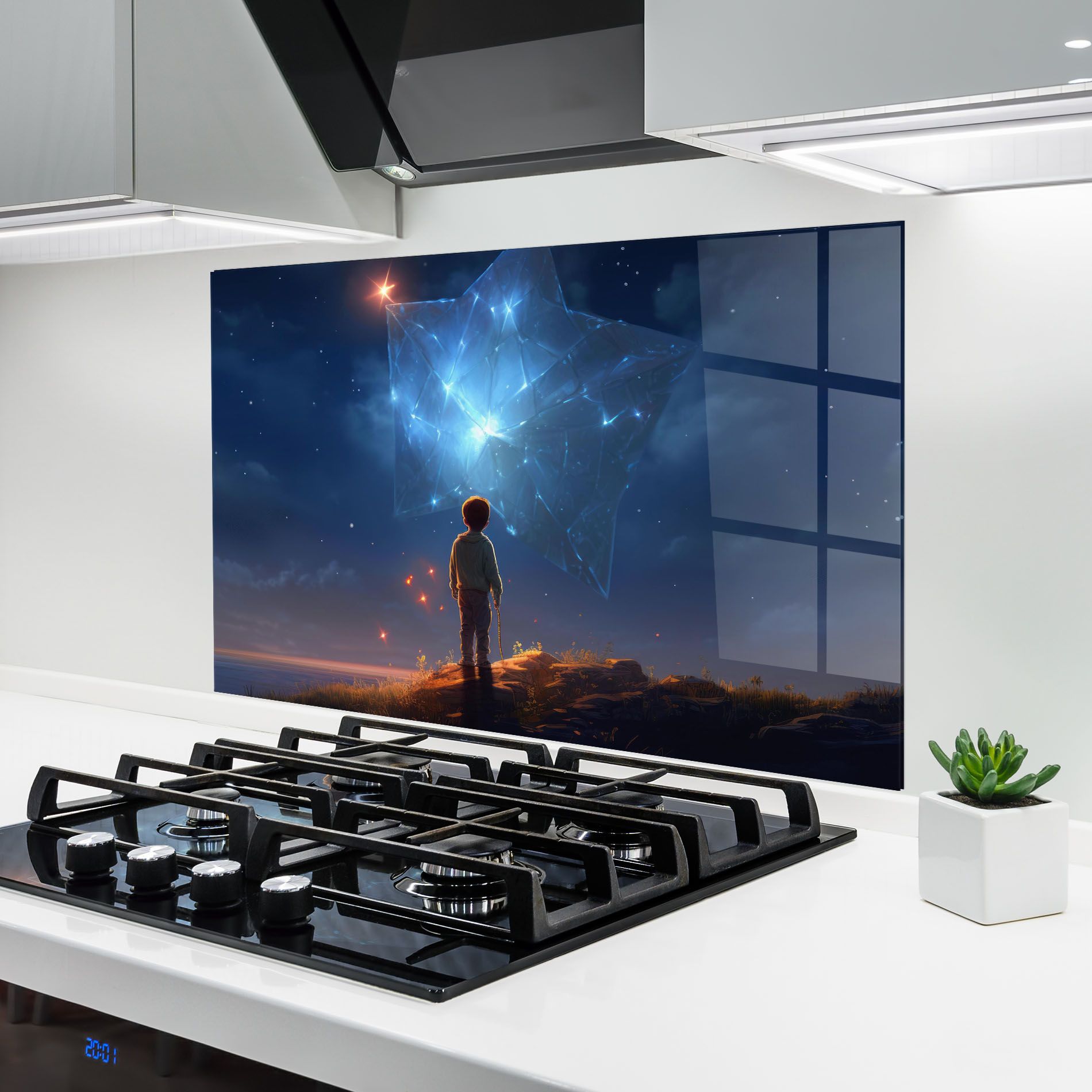 Blue Star Floating mockup 6