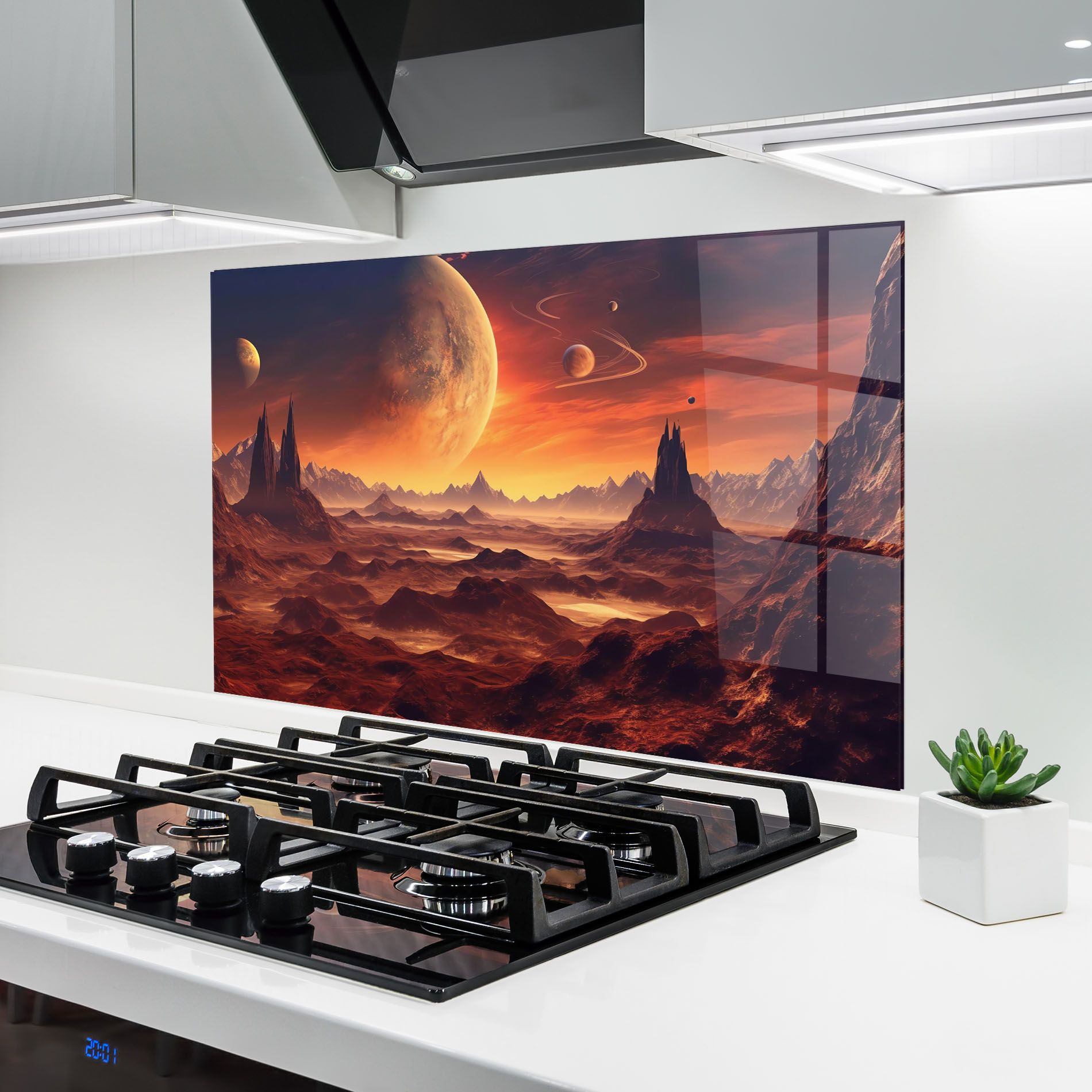 Fiery Orange Sunset mockup 6