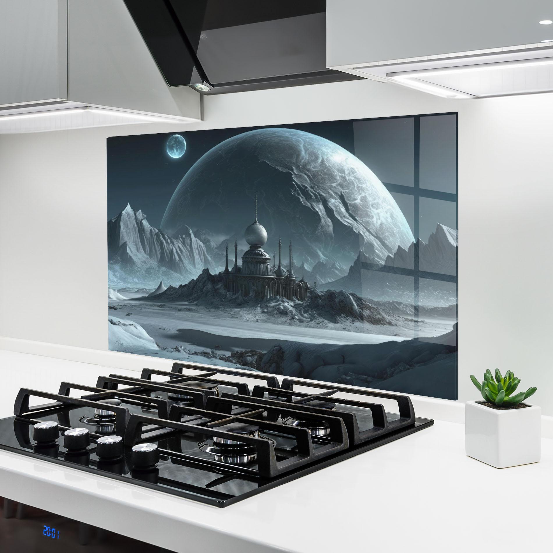 Panou Sticla Bucatarie Muslim Design mockup 6