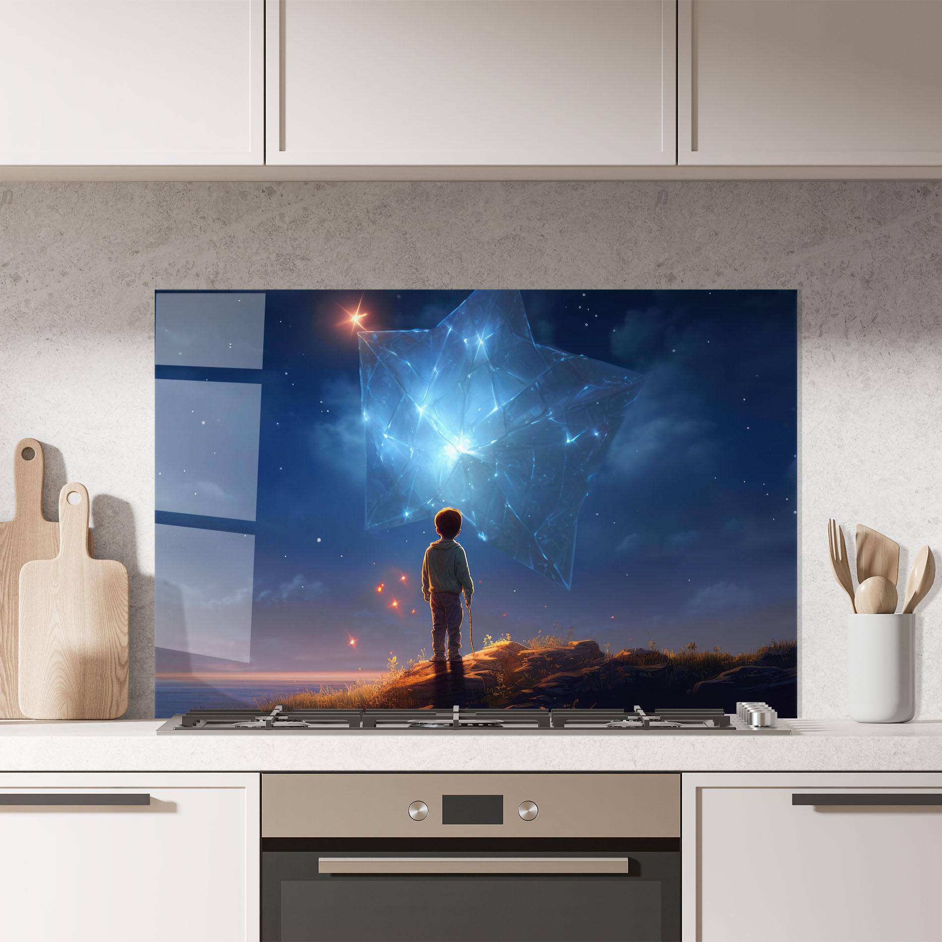 Panou Sticla Bucatarie Blue Star Floating mockup 7