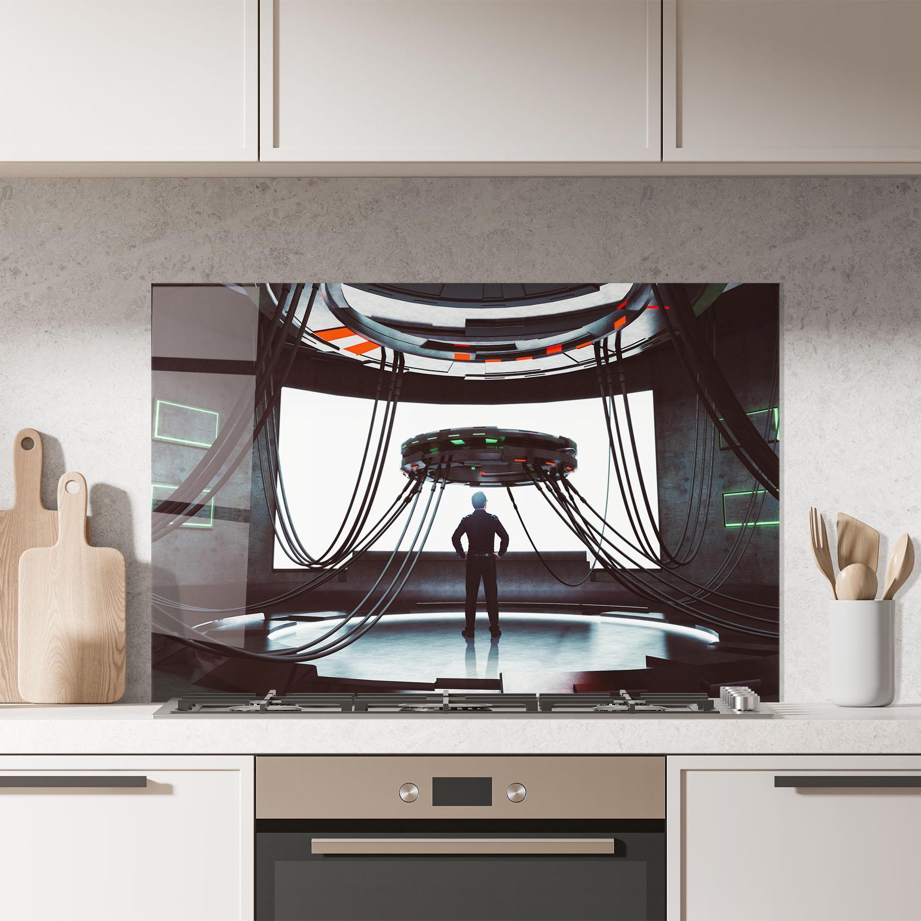 Panou Sticla Bucatarie Cyber Chronicle mockup 7