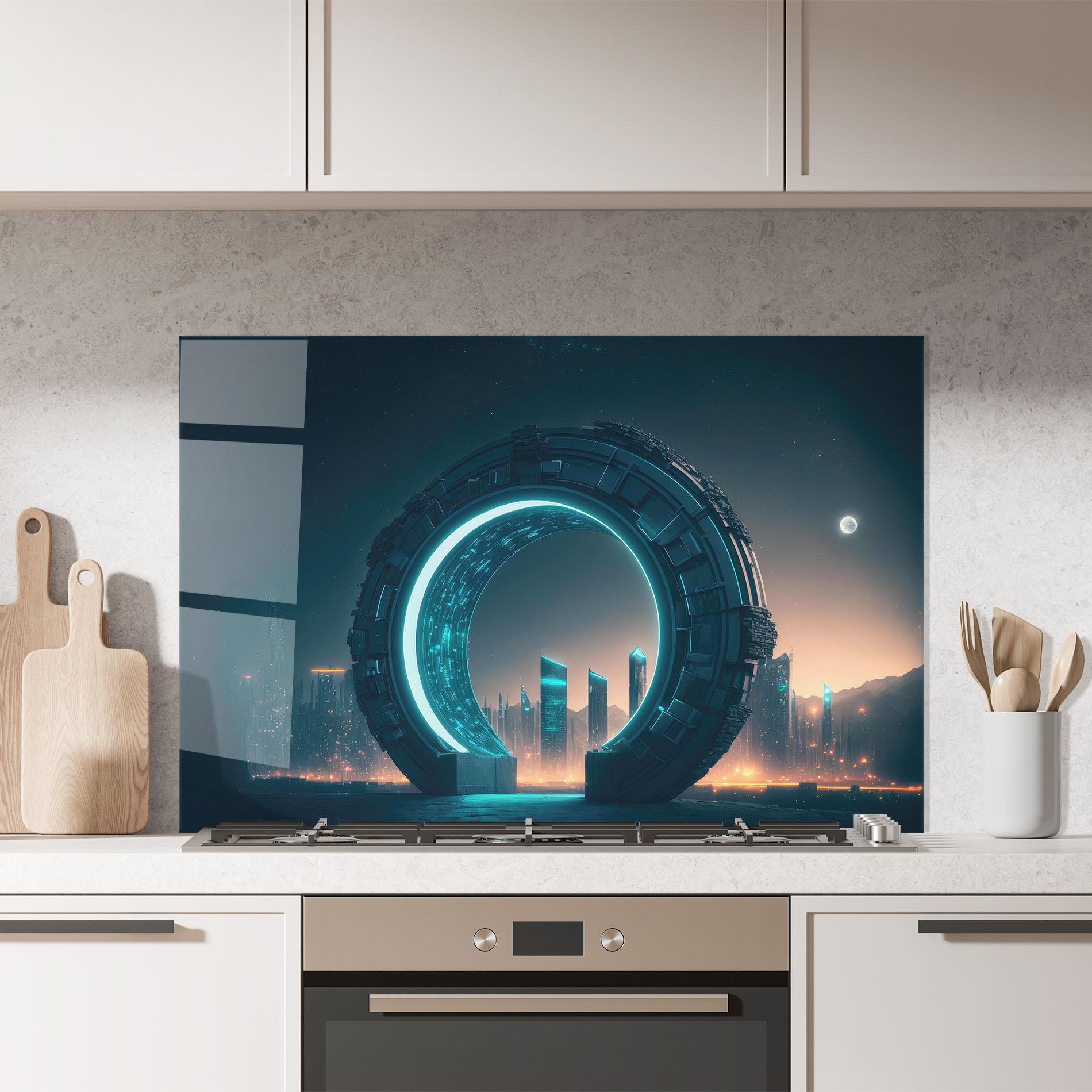 Panou Sticla Bucatarie Future Portal mockup 7