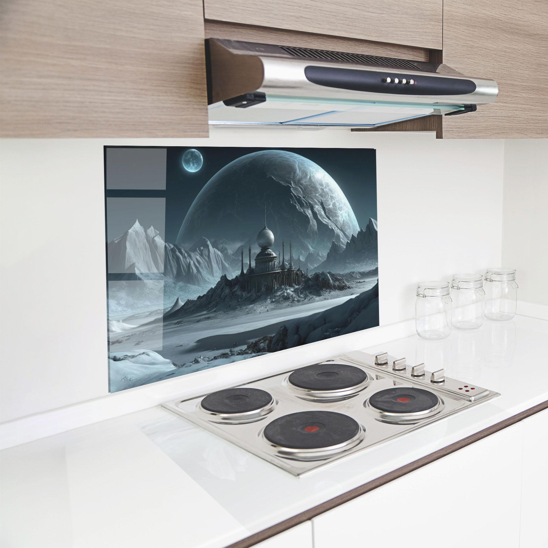 Panou Sticla Bucatarie Muslim Design mockup 8